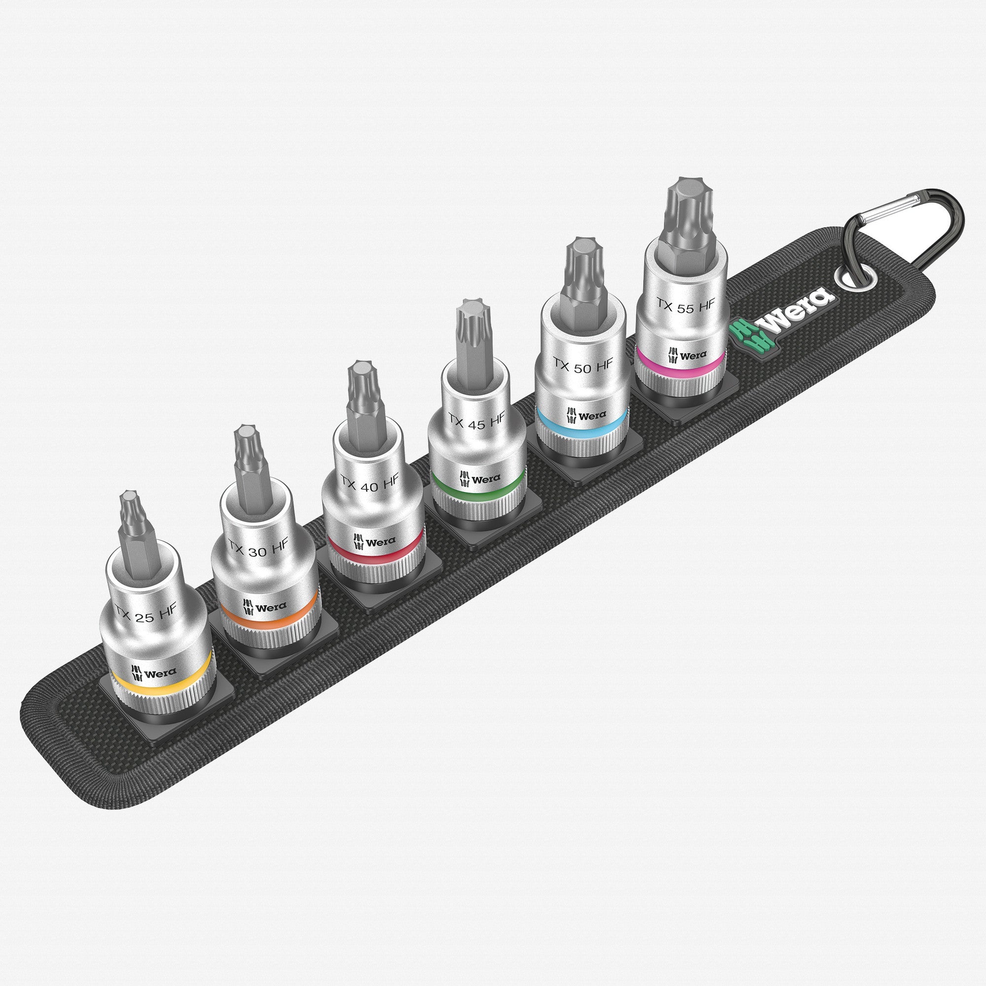Wera 003997 Belt C 3 TORX®® HF Zyklop Bit Socket Set with Holding Function, 1/2" Drive, 6 Pieces - WR003997 - KC Tool