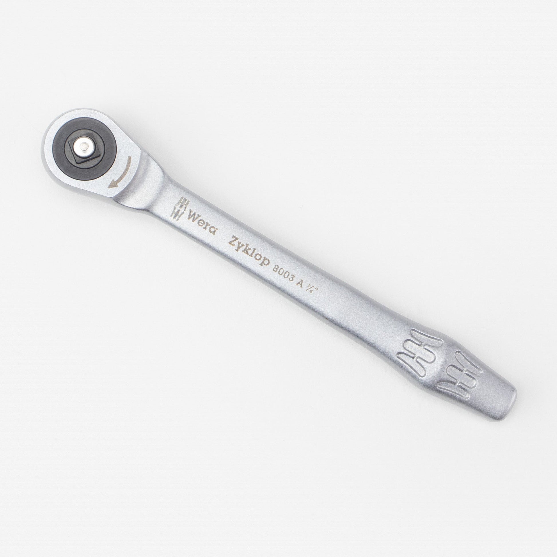 Wera 004003 Zyklop Ratchet 1/4" Drive w/ Push-Through Square - WR004003 - KC Tool