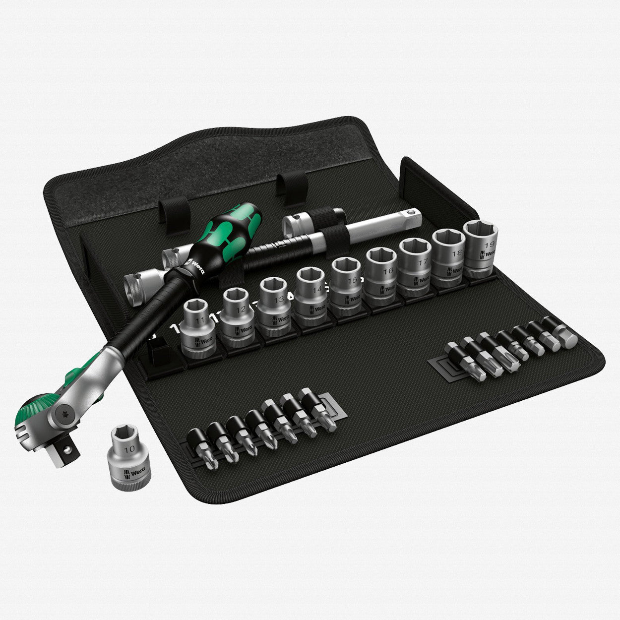 Wera 004076 Zyklop Speed Ratchet 1/2" Drive Metric Set - WR004076 - KC Tool