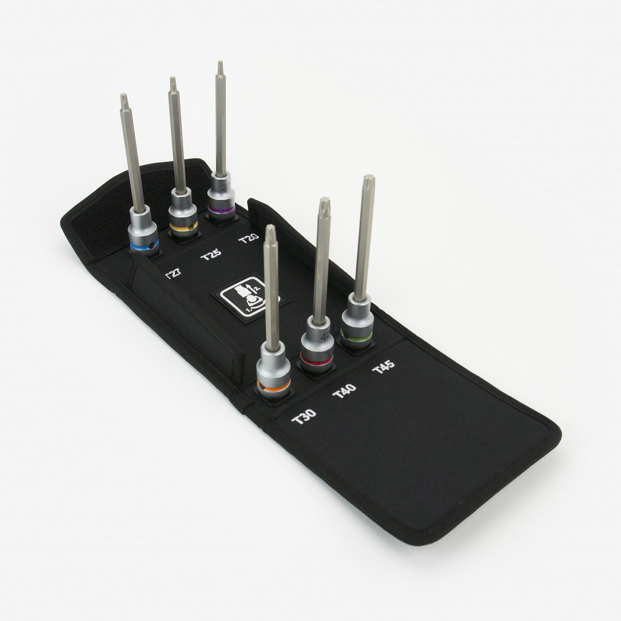 Wera 004211 Zyklop Torx Bit Socket Set Long - 1/2" Drive with Holding Function T20 - T45 - WR004211 - KC Tool