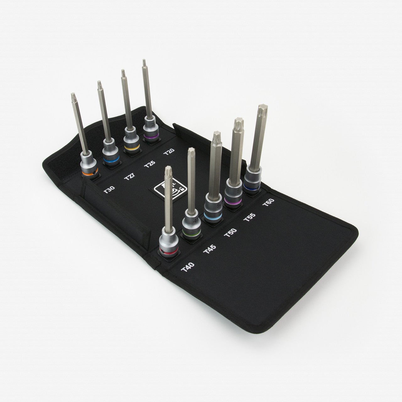 Wera 004212 Zyklop Torx Bit Socket Set Long - 1/2" Drive with Holding Function T20 - T60 - WR004212 - KC Tool