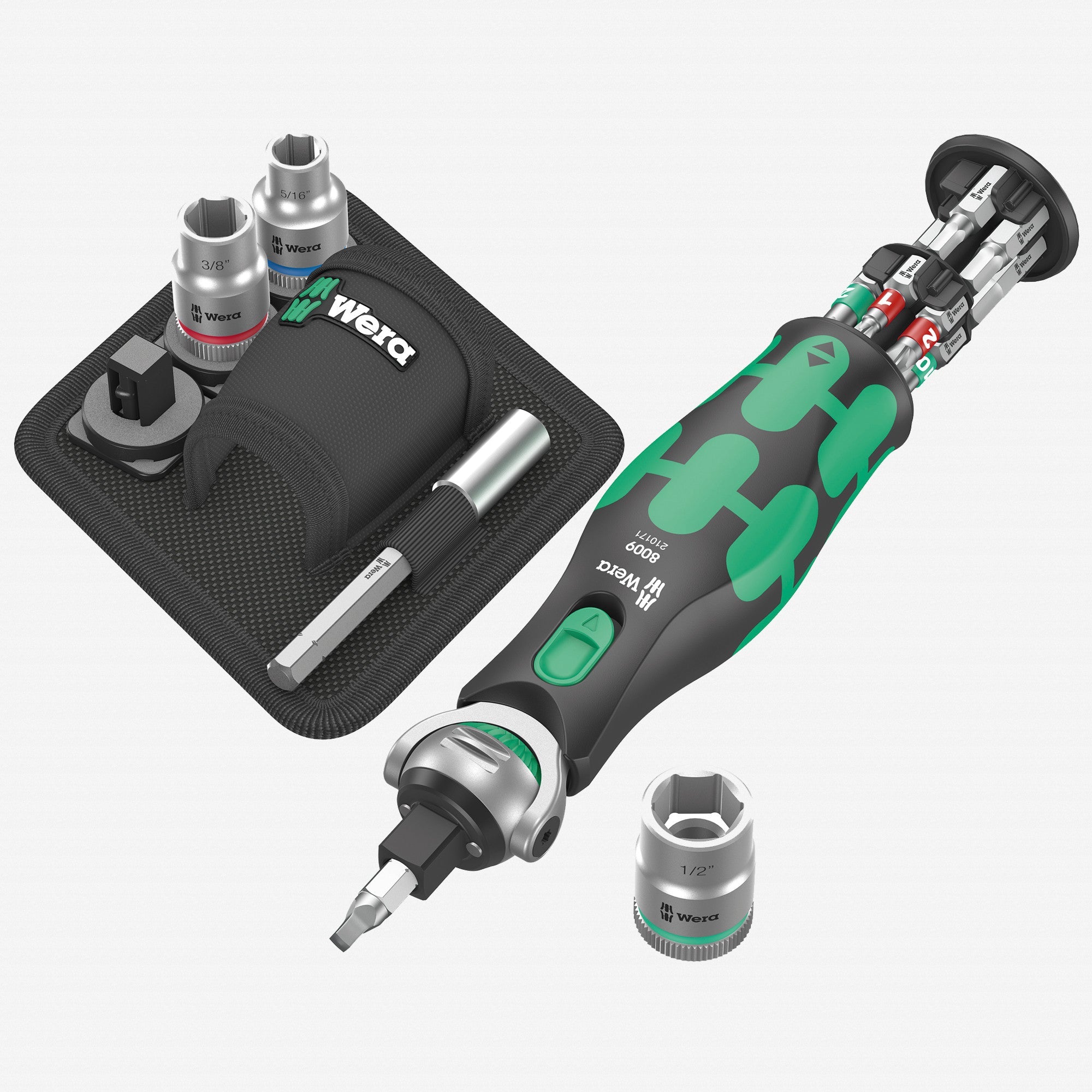Wera 004283 Zyklop Pocket SAE Set 2, 18 Pieces - WR004283 - KC Tool