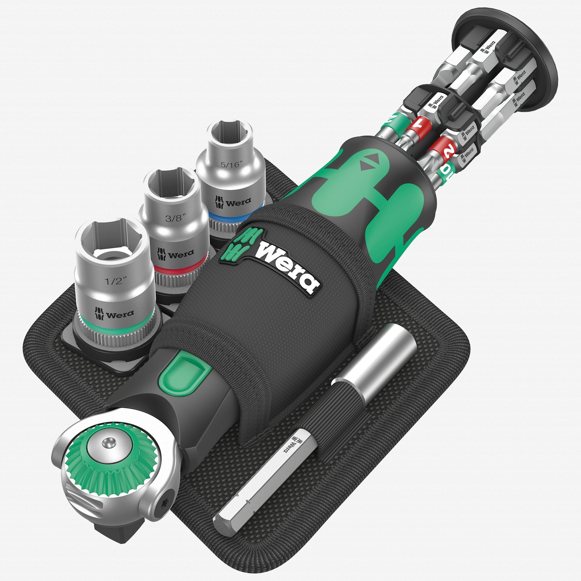 Wera 004283 Zyklop Pocket SAE Set 2, 18 Pieces - WR004283 - KC Tool