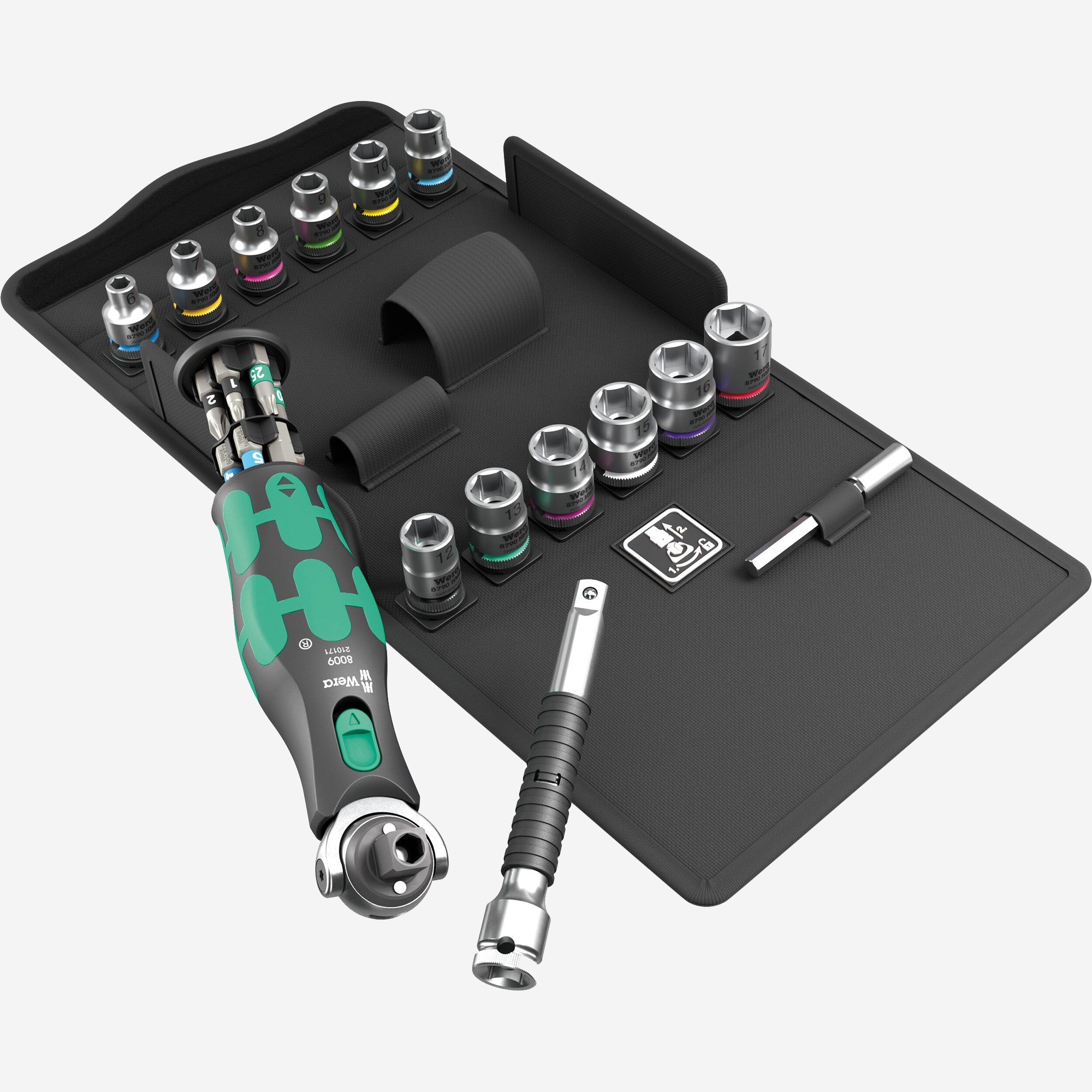 Wera 004284 Zyklop Pocket Set 3, 27 Pieces - WR004284 - KC Tool