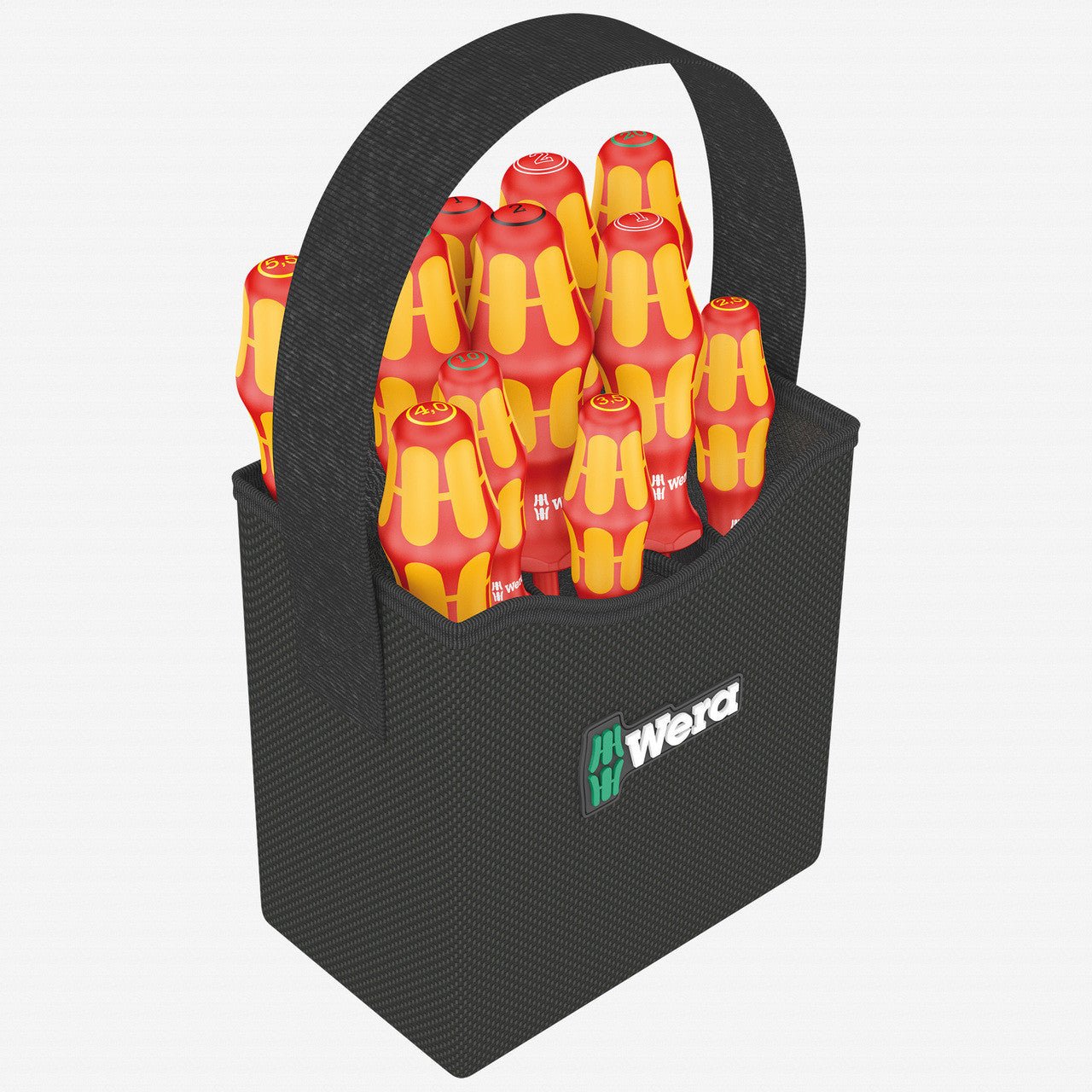 Wera 004310 2go 100 VDE Insulated Screwdriver Set with Tool Quiver - WR004310 - KC Tool