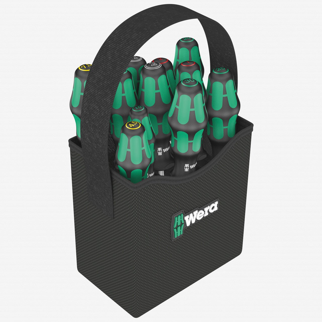 Wera 004313 2go 300 Kraftform Screwdriver Set with Tool Quiver - WR004313 - KC Tool