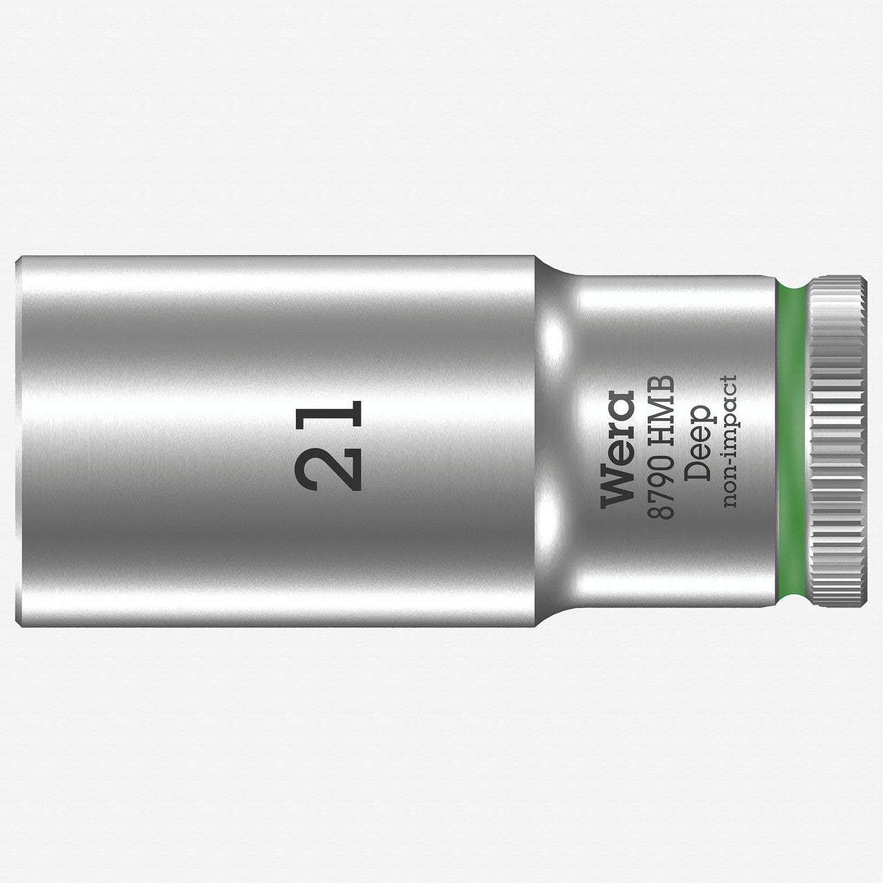 Wera 004543 Deep Socket, 21 x 3/8" - WR004543 - KC Tool