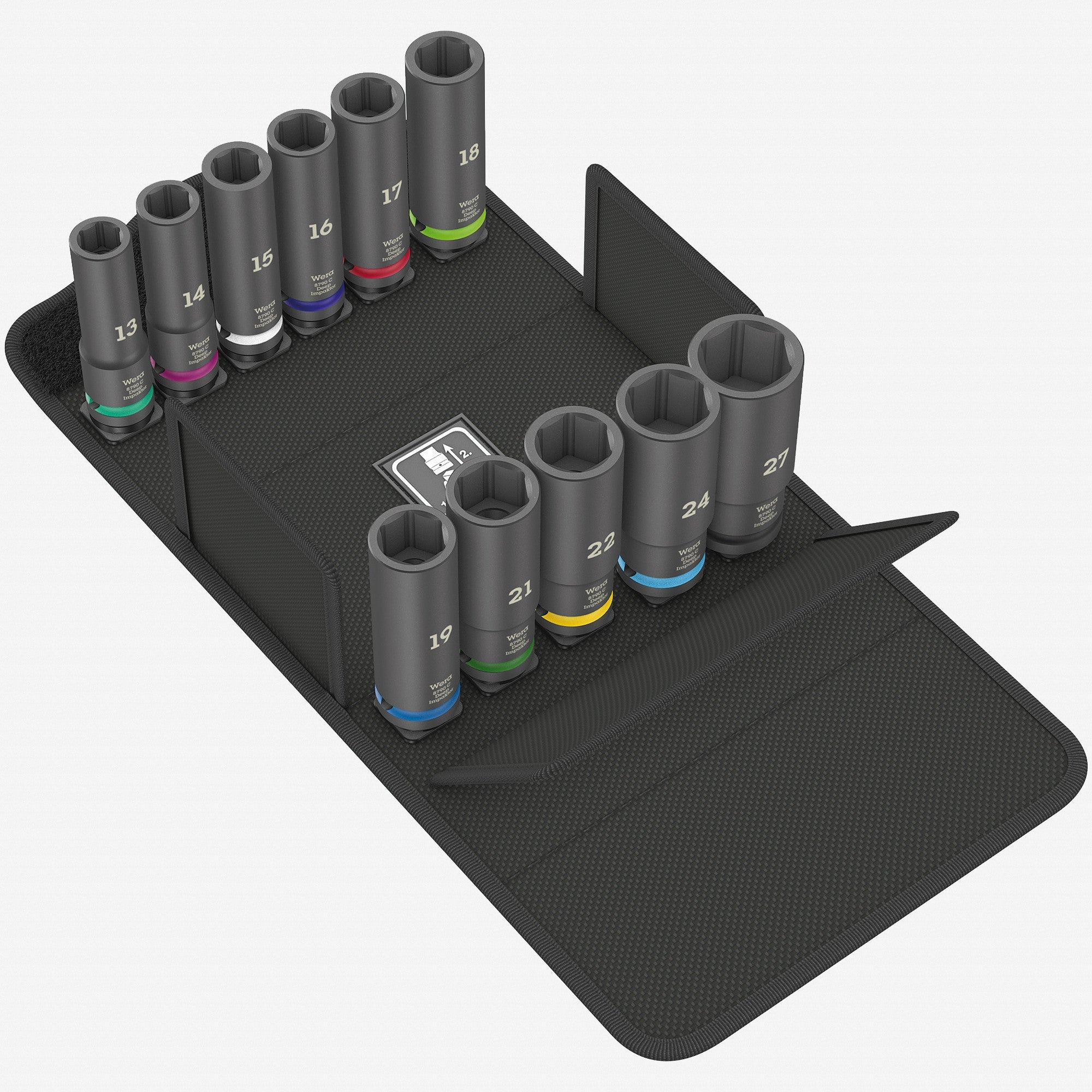 Wera 004841 Impaktor Deep Set 1, 1/2" Drive, 11 Pieces - WR004841 - KC Tool
