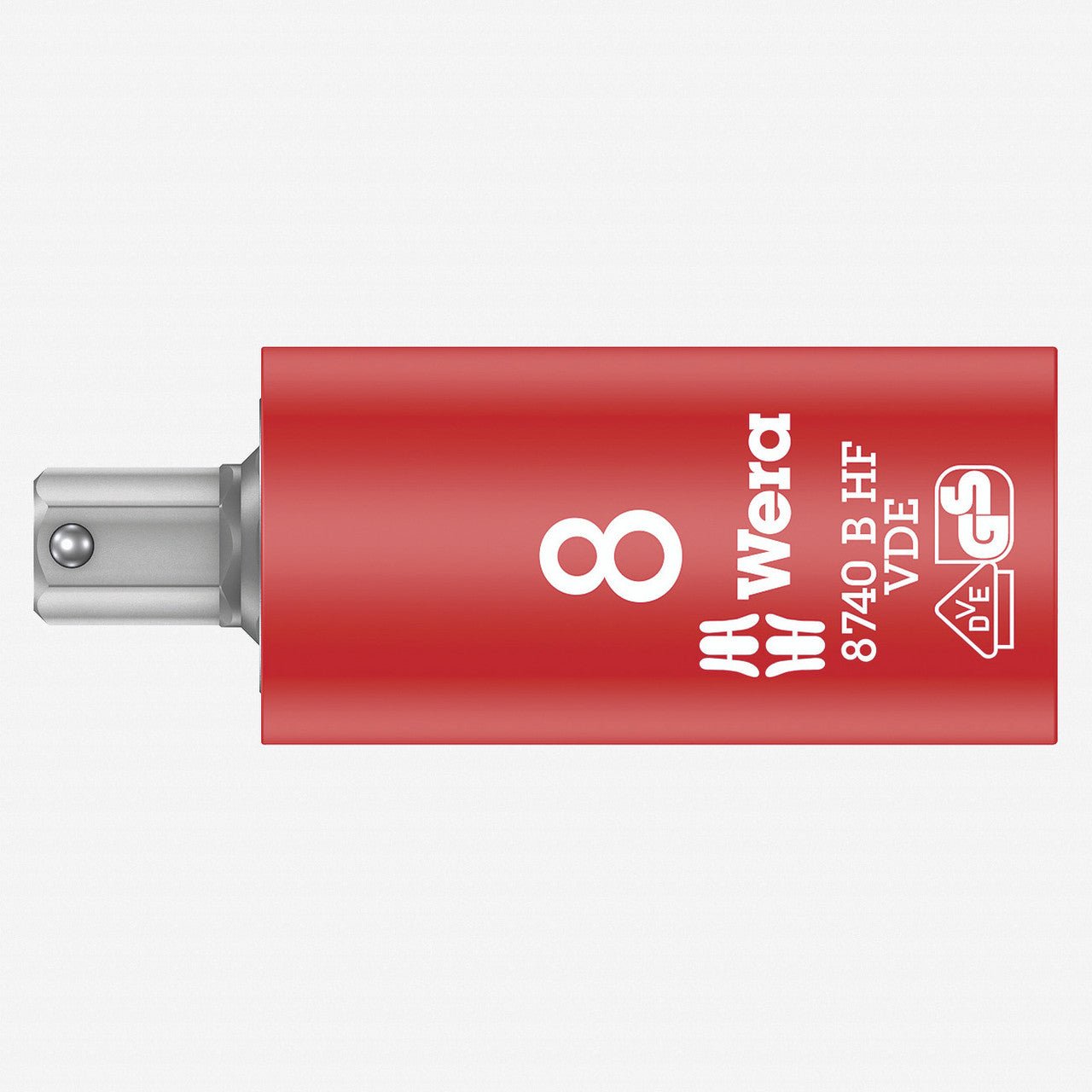 Wera 004903 VDE HF Hex Bit 3/8" Drive Socket, 8.0 mm - WR004903 - KC Tool