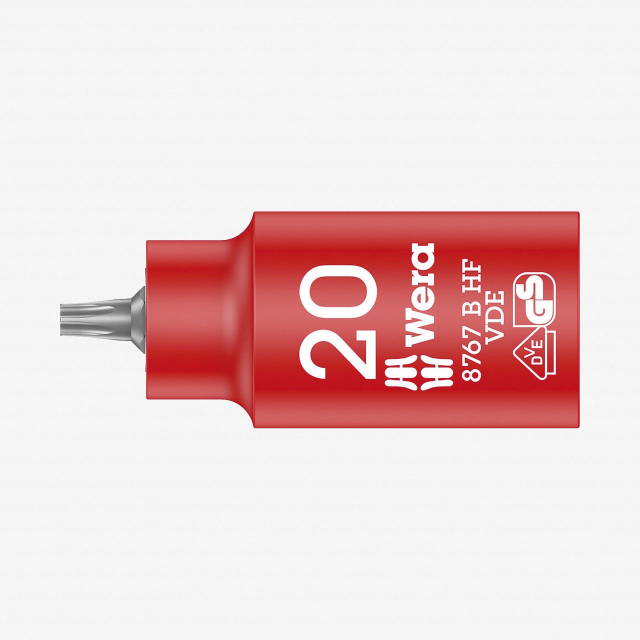 Wera 004920 VDE HF Torx Bit 3/8" Drive Socket, T20 - WR004920 - KC Tool
