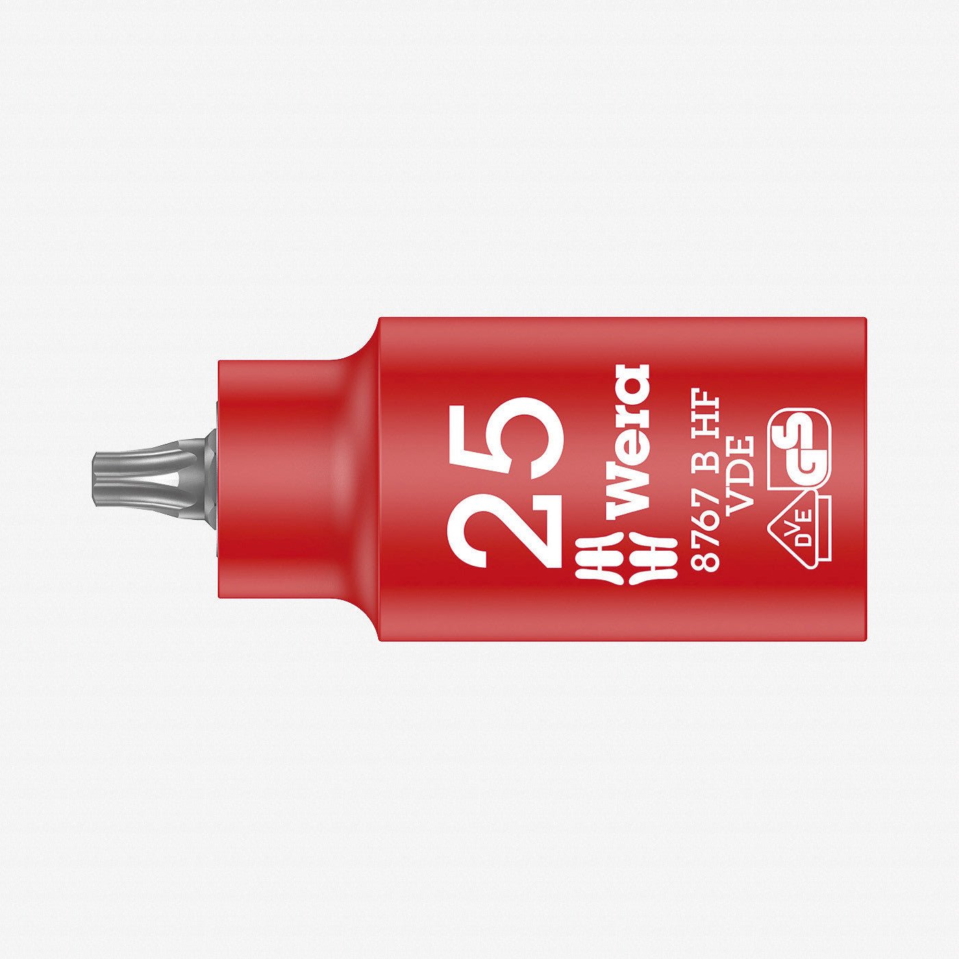 Wera 004921 VDE HF TORX® Bit 3/8" Drive Socket, T25 - WR004921 - KC Tool