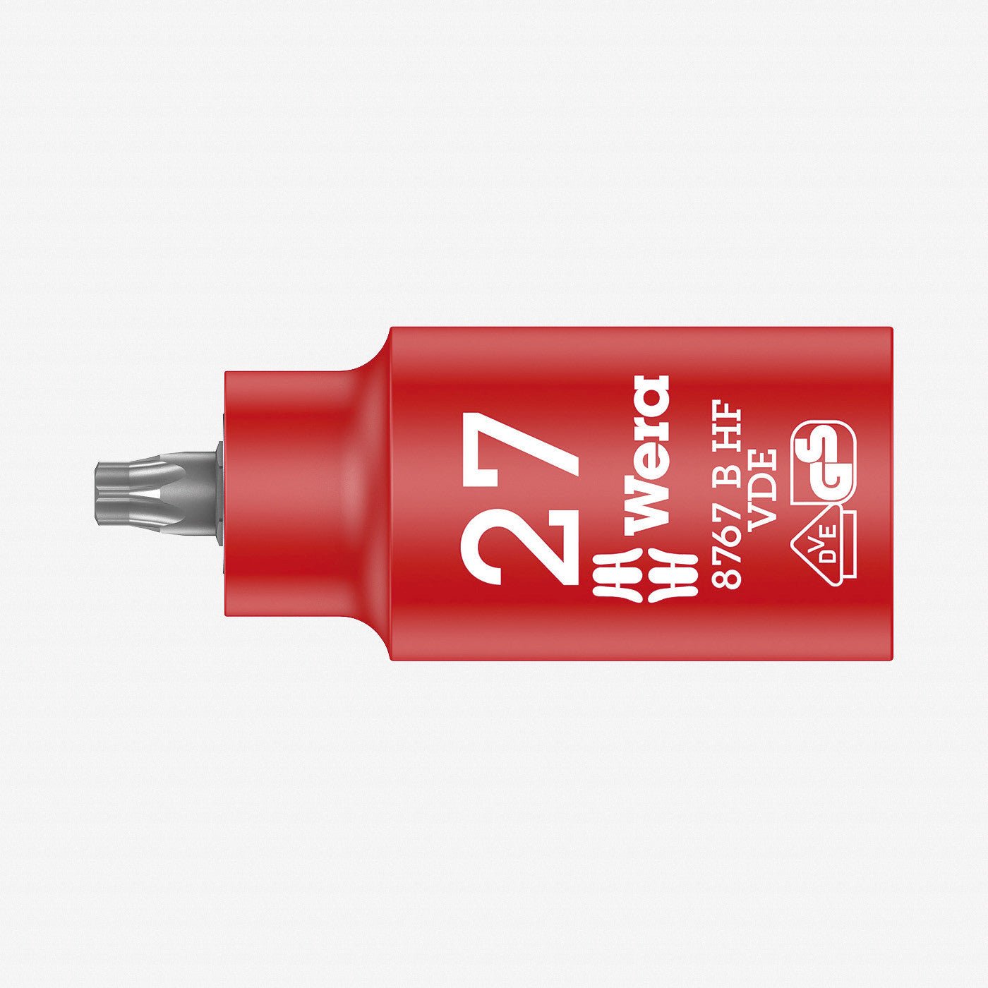 Wera 004922 VDE HF TORX® Bit 3/8" Drive Socket, T27 - WR004922 - KC Tool