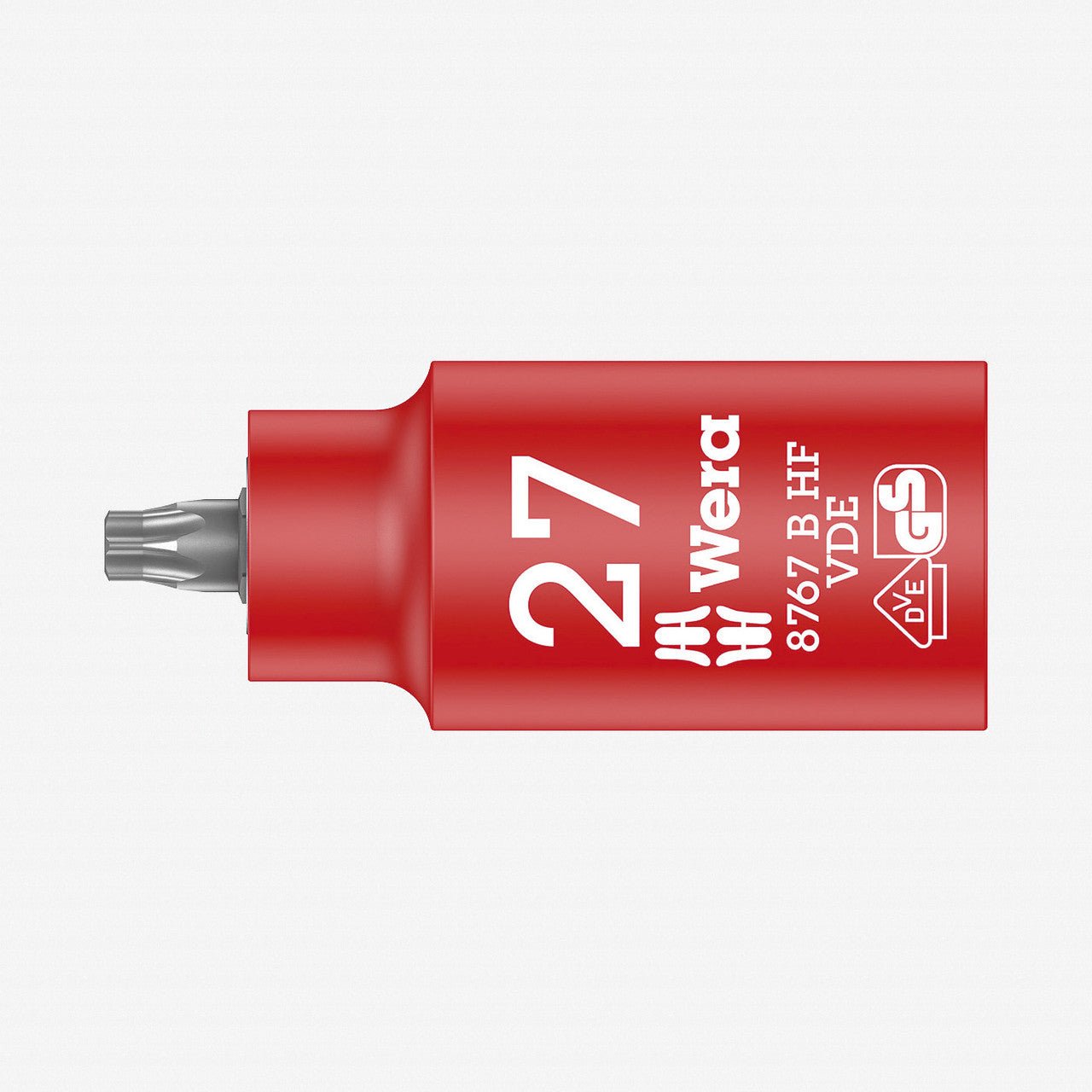 Wera 004922 VDE HF Torx Bit 3/8" Drive Socket, T27 - WR004922 - KC Tool