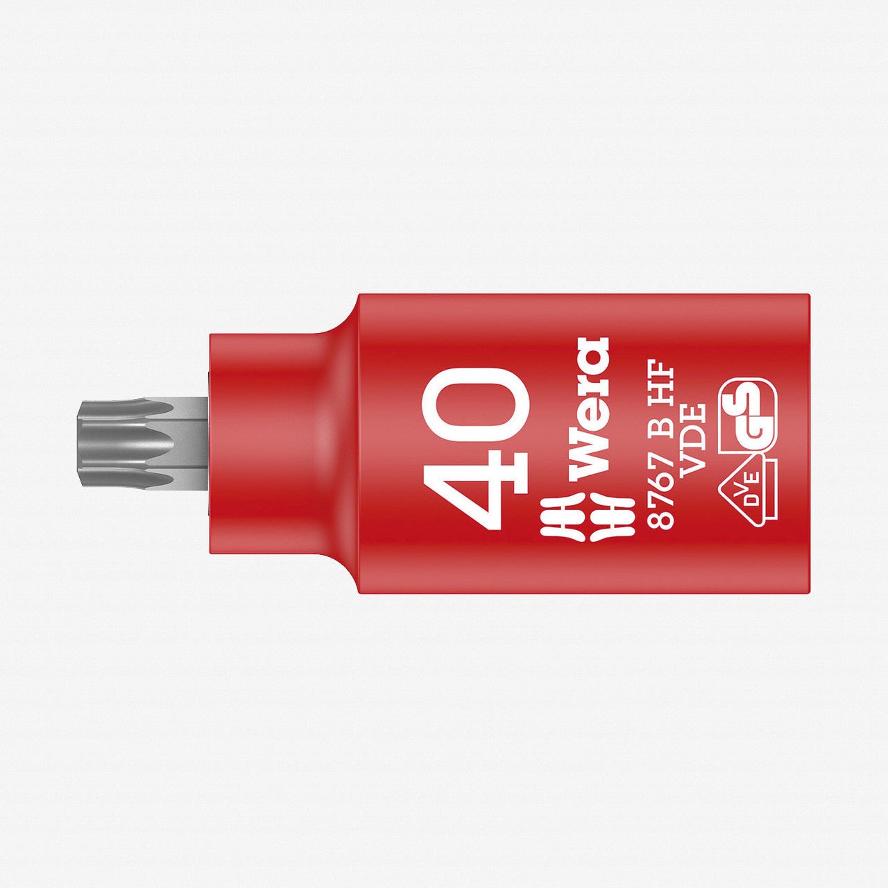 Wera 004924 VDE HF Torx Bit 3/8" Drive Socket, T40 - WR004924 - KC Tool