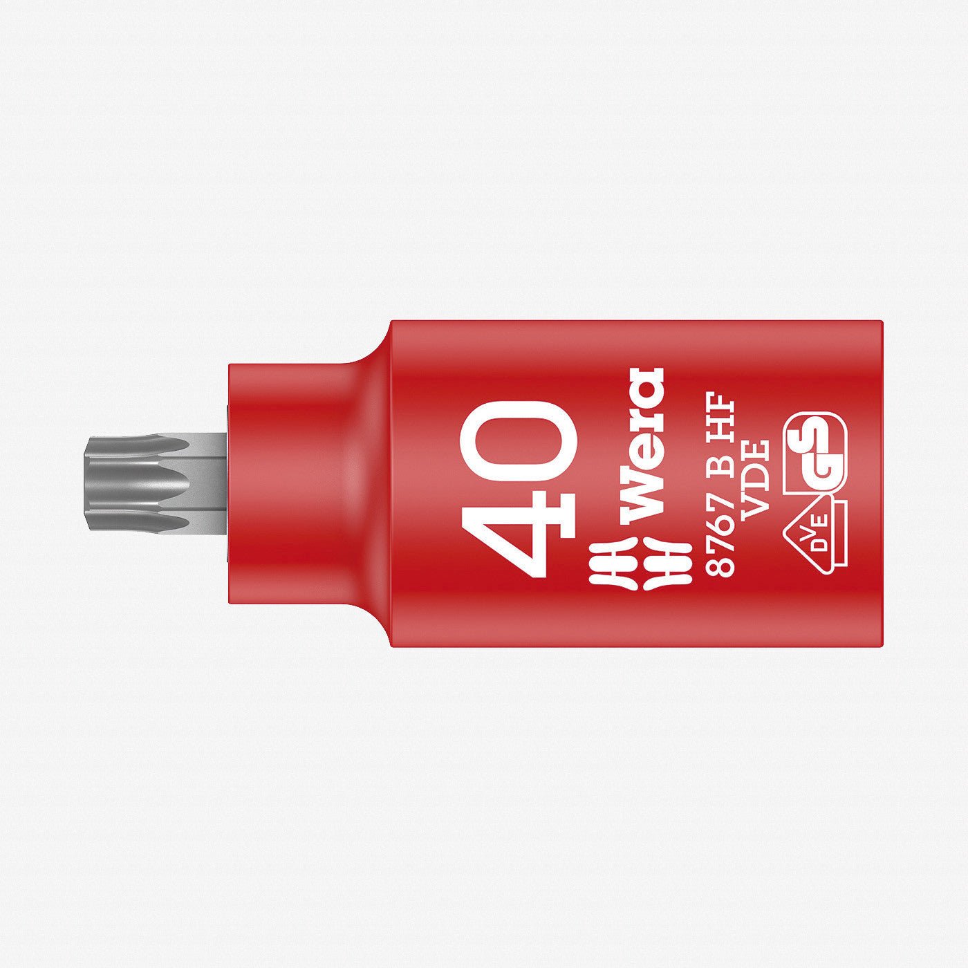 Wera 004924 VDE HF TORX® Bit 3/8" Drive Socket, T40 - WR004924 - KC Tool