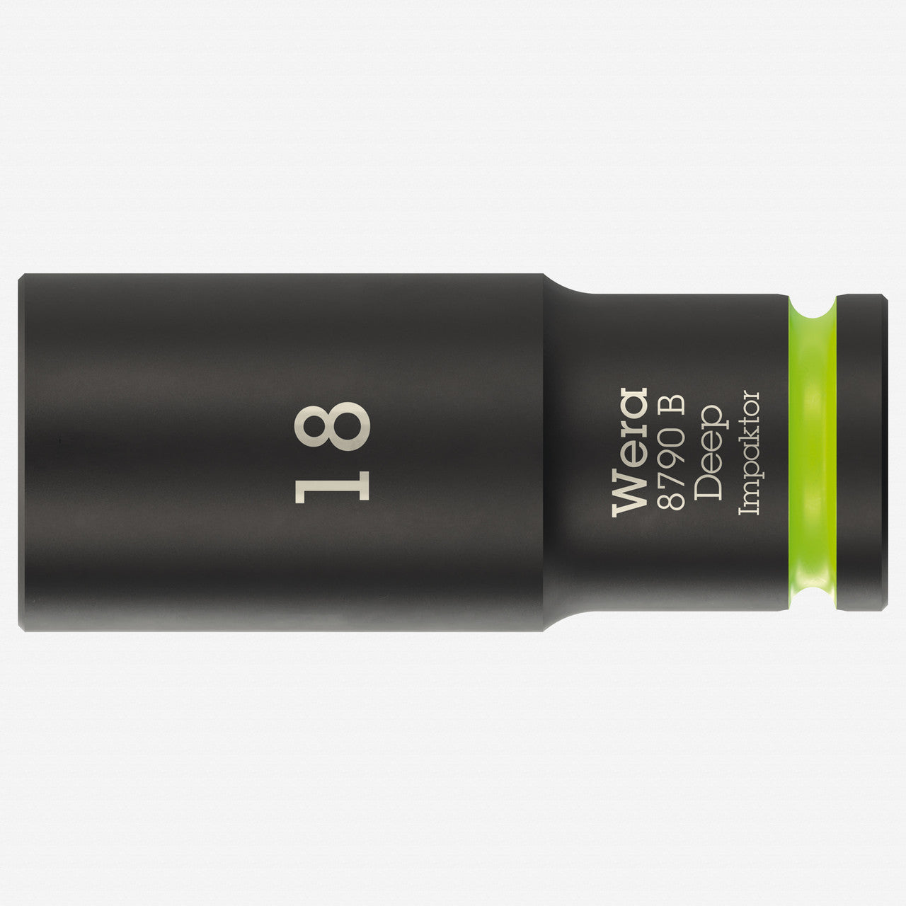 Wera 005559 Metric Impaktor Deep Socket, 3/8" Drive, 6 - Point, 18 mm - WR005559 - KC Tool