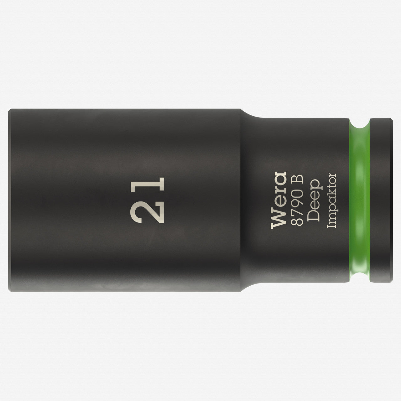 Wera 005561 Metric Impaktor Deep Socket, 3/8" Drive, 6 - Point, 21 mm - WR005561 - KC Tool