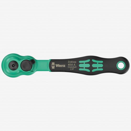 Wera 005600 8010 A Zyklop Comfort 1/4" Ratchet, 144 mm - WR005600 - KC Tool