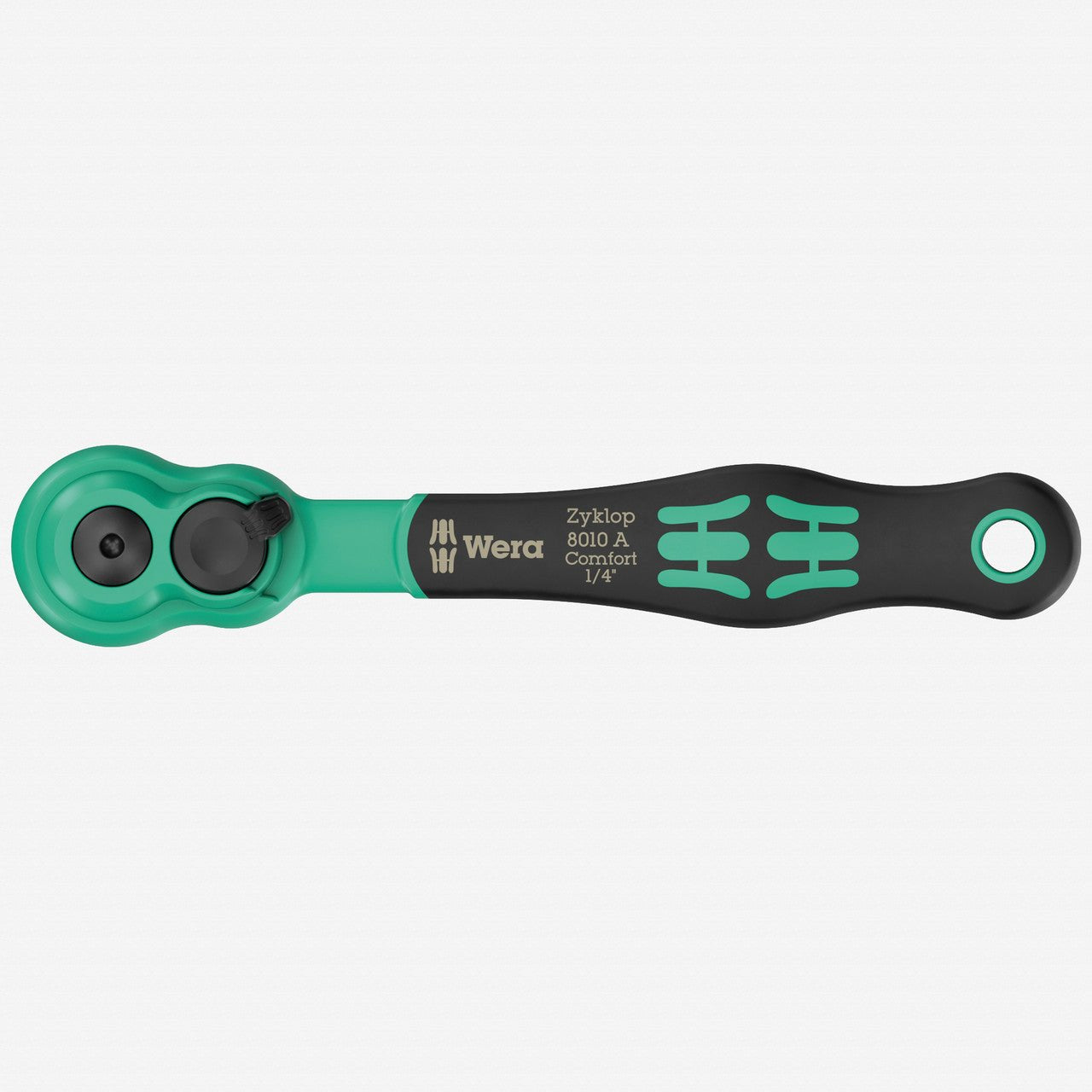 Wera 005600 8010 A Zyklop Comfort 1/4" Ratchet, 144 mm - WR005600 - KC Tool