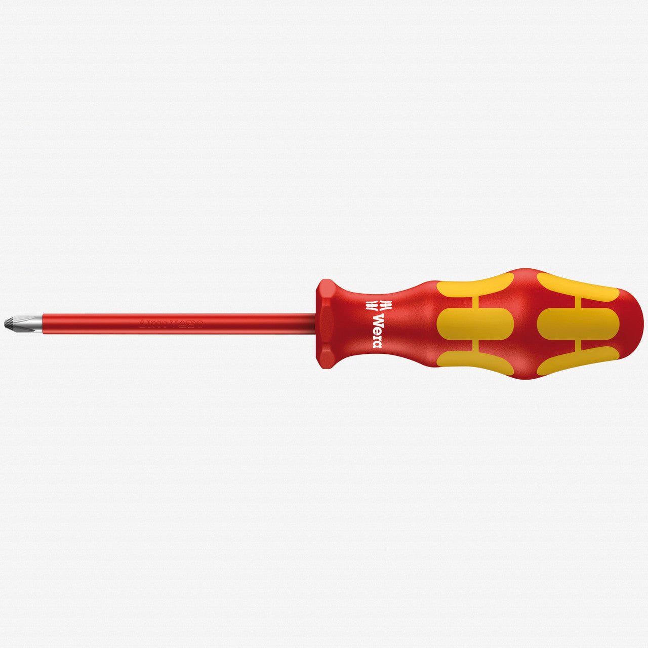 Wera 006164 Kraftform Plus VDE Pozidriv Screwdriver, 2 x 100mm - WR006164 - KC Tool