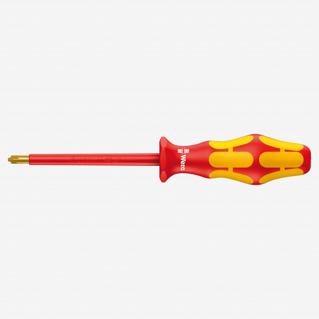Wera 006191 Kraftform Plus VDE PlusMinus (Pozidriv/Slotted) Screwdriver, 2 x 100mm - WR006191 - KC Tool