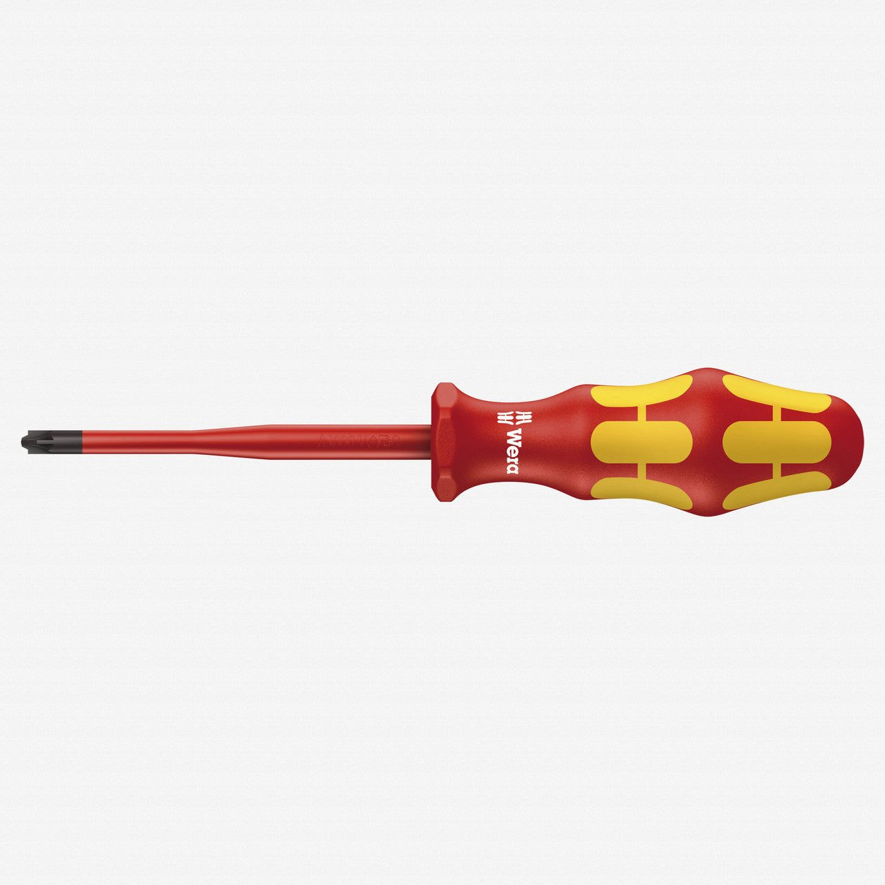 Wera 006465 Kraftform Plus VDE PlusMinus (Pozidriv/Slotted) Slim Screwdriver, 1 x 80mm - WR006465 - KC Tool