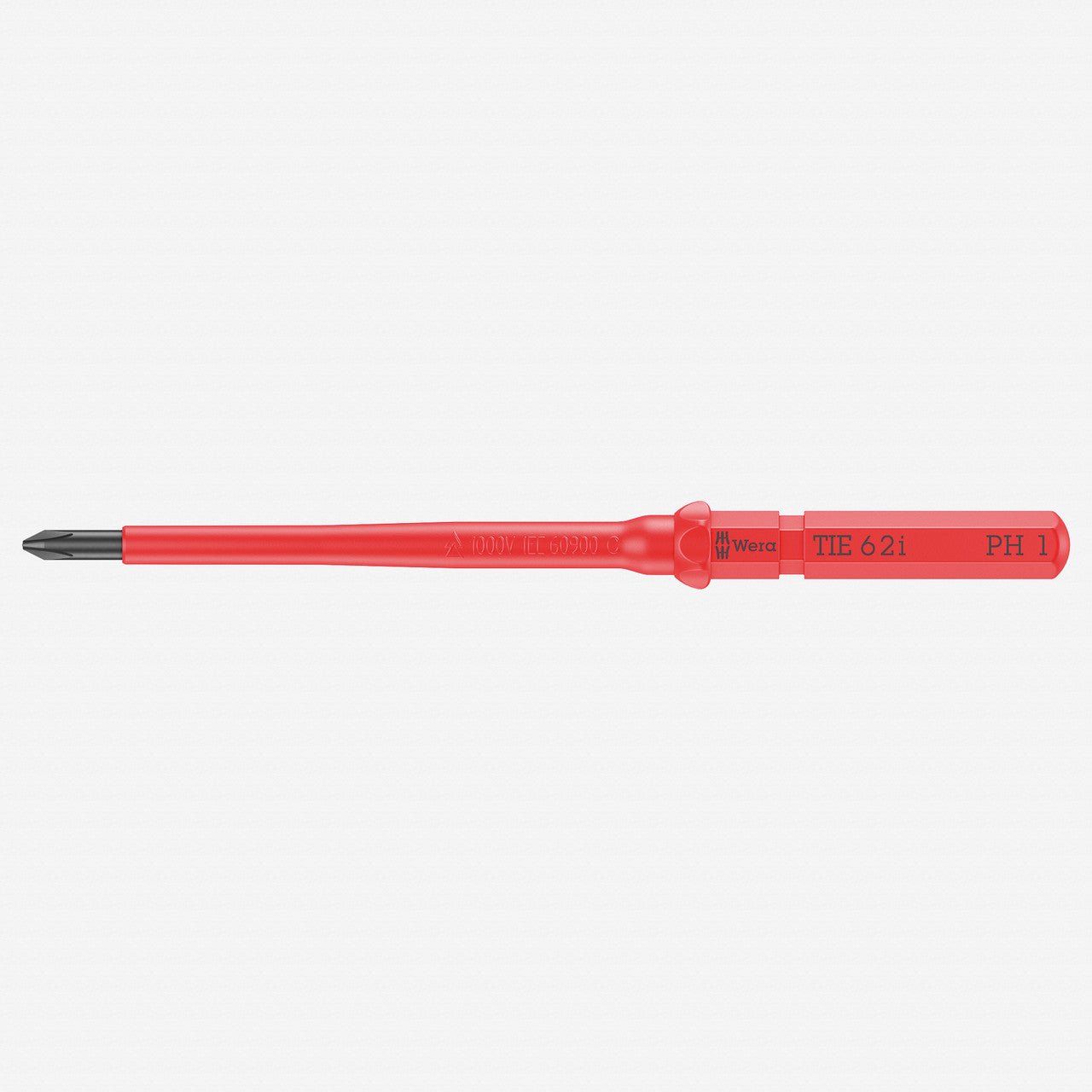 Wera 006510 KK VDE 62 i Insulated Blade for Phillips Screws, PH 1 x 157 mm - WR006510 - KC Tool