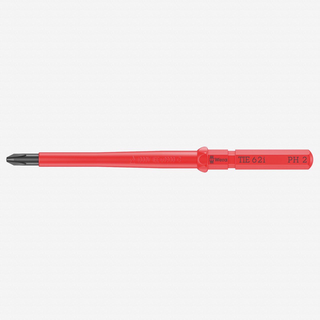 Wera 006511 KK VDE 62 i Insulated Blade for Phillips Screws, PH 2 x 157 mm - WR006511 - KC Tool