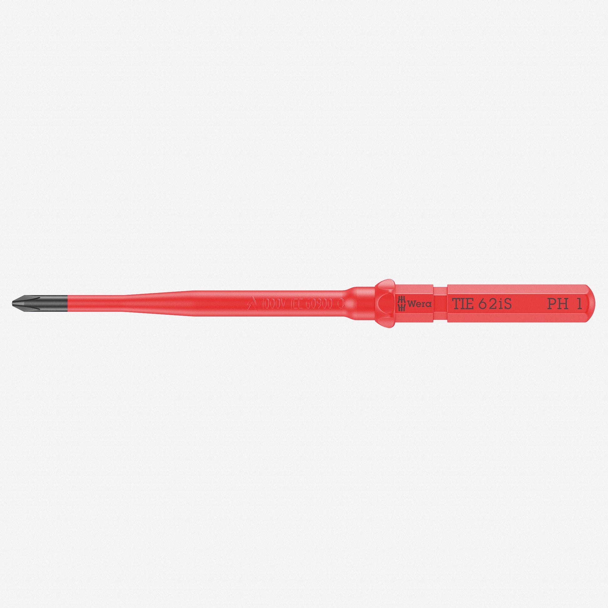 Wera 006512 KK VDE 62 iS Insulated Blade for Phillips Screws, PH 1 x 157 mm - WR006512 - KC Tool