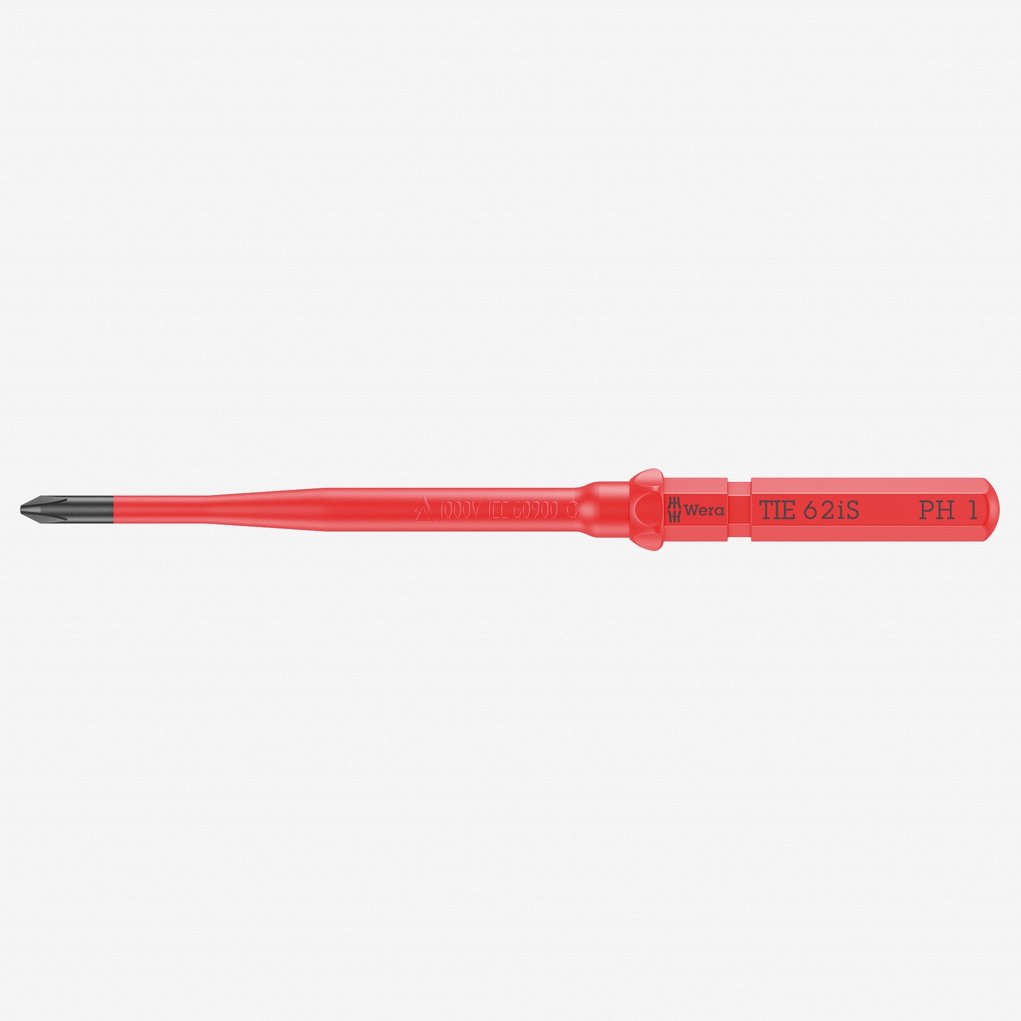 Wera 006512 KK VDE 62 iS Insulated Blade for Phillips Screws, PH 1 x 157 mm - WR006512 - KC Tool