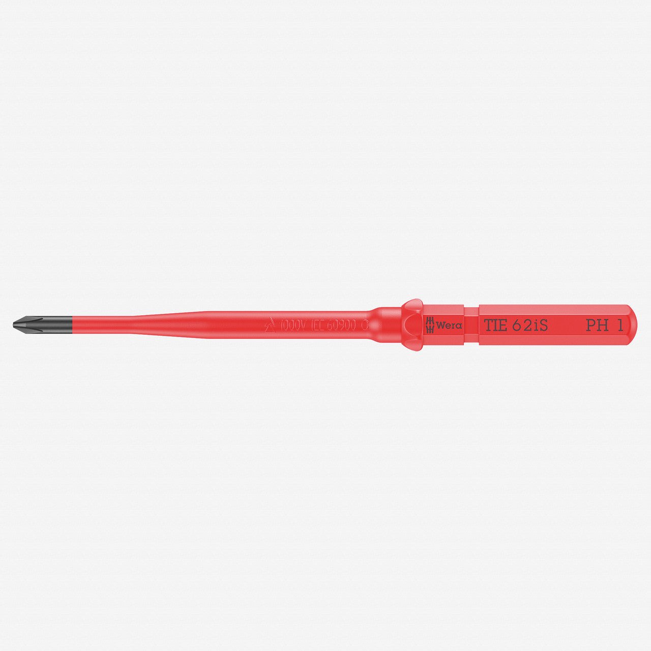 Wera 006512 KK VDE 62 iS Insulated Blade for Phillips Screws, PH 1 x 157 mm - WR006512 - KC Tool