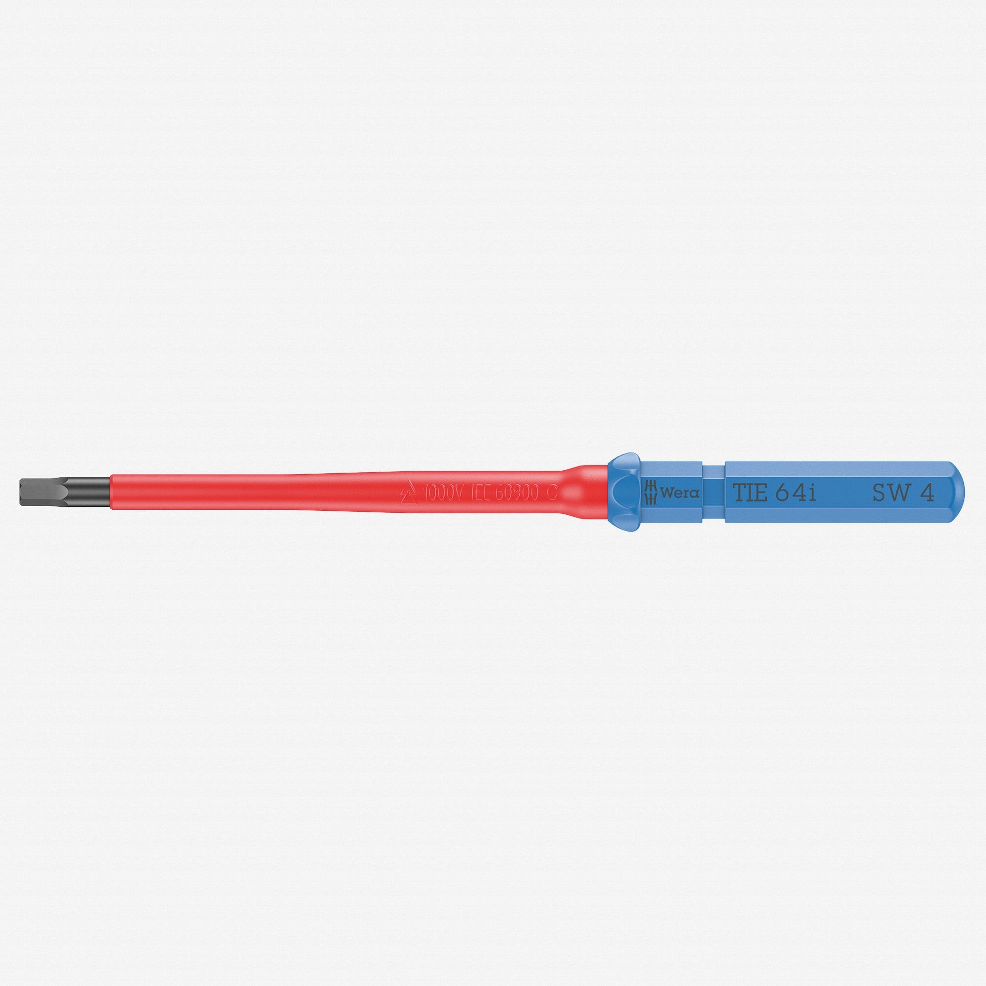 Wera 006520 KK VDE 64 i Insulated Blade for Hex Screws, 4.0 x 157 mm - WR006520 - KC Tool
