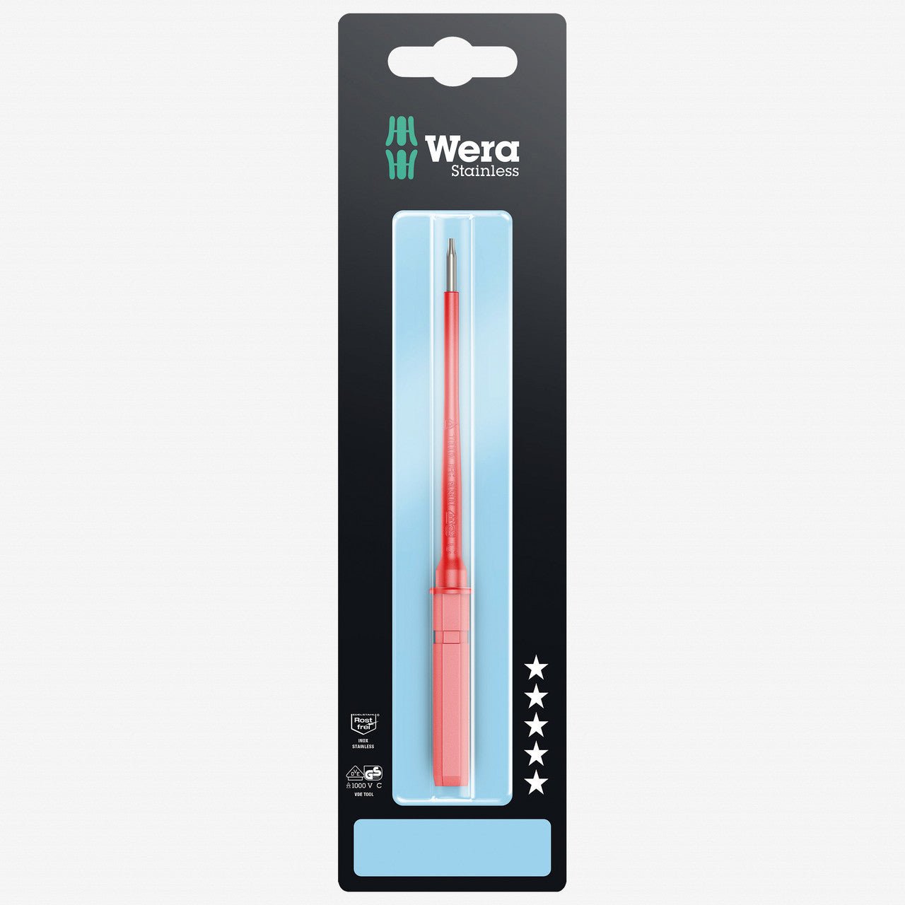 Wera 006586 Kraftform Kompakt VDE 3067 i TORX 8 Insulated Stainless Take It Easy Blade - WR006586 - KC Tool