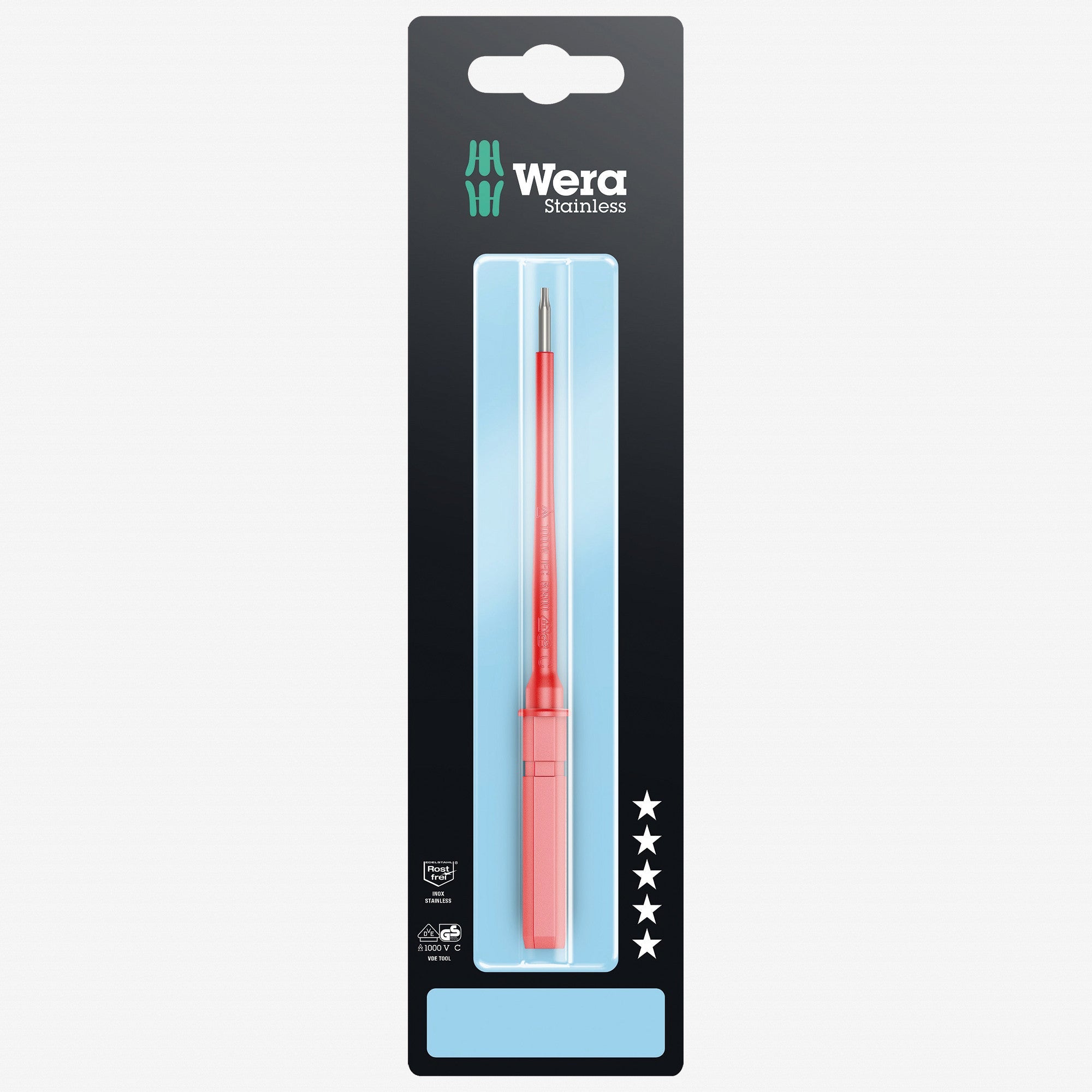 Wera 006586 Kraftform Kompakt VDE 3067 i TORX® 8 Insulated Stainless Take It Easy Blade - WR006586 - KC Tool