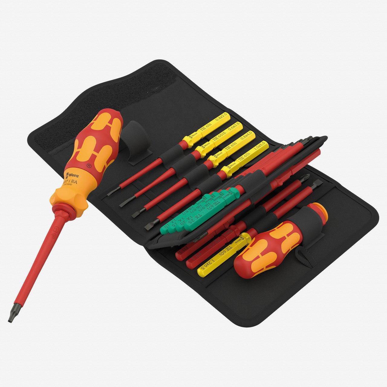 Wera 006619 Kraftform Kompakt VDE 17 RA Imperial 1 Set, 17 Pieces - WR006619 - KC Tool