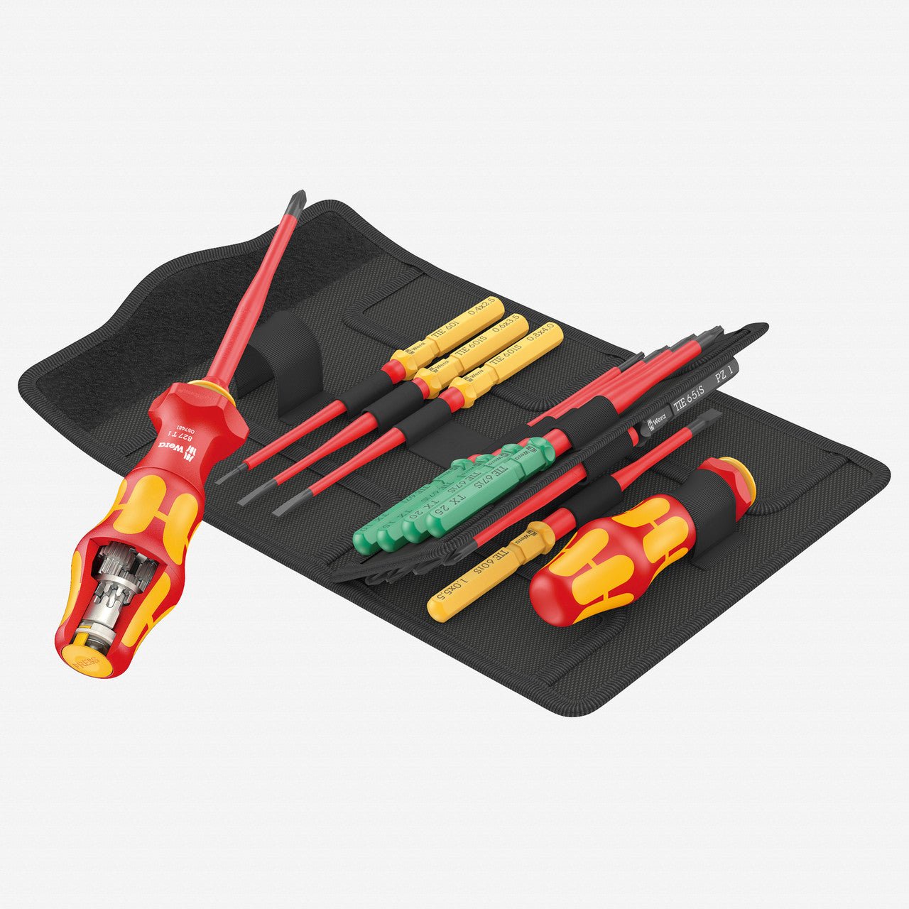 Wera 006640 Kraftform Kompakt VDE Turbo i 1 Tool Finder Set, 16 pieces - WR006640 - KC Tool