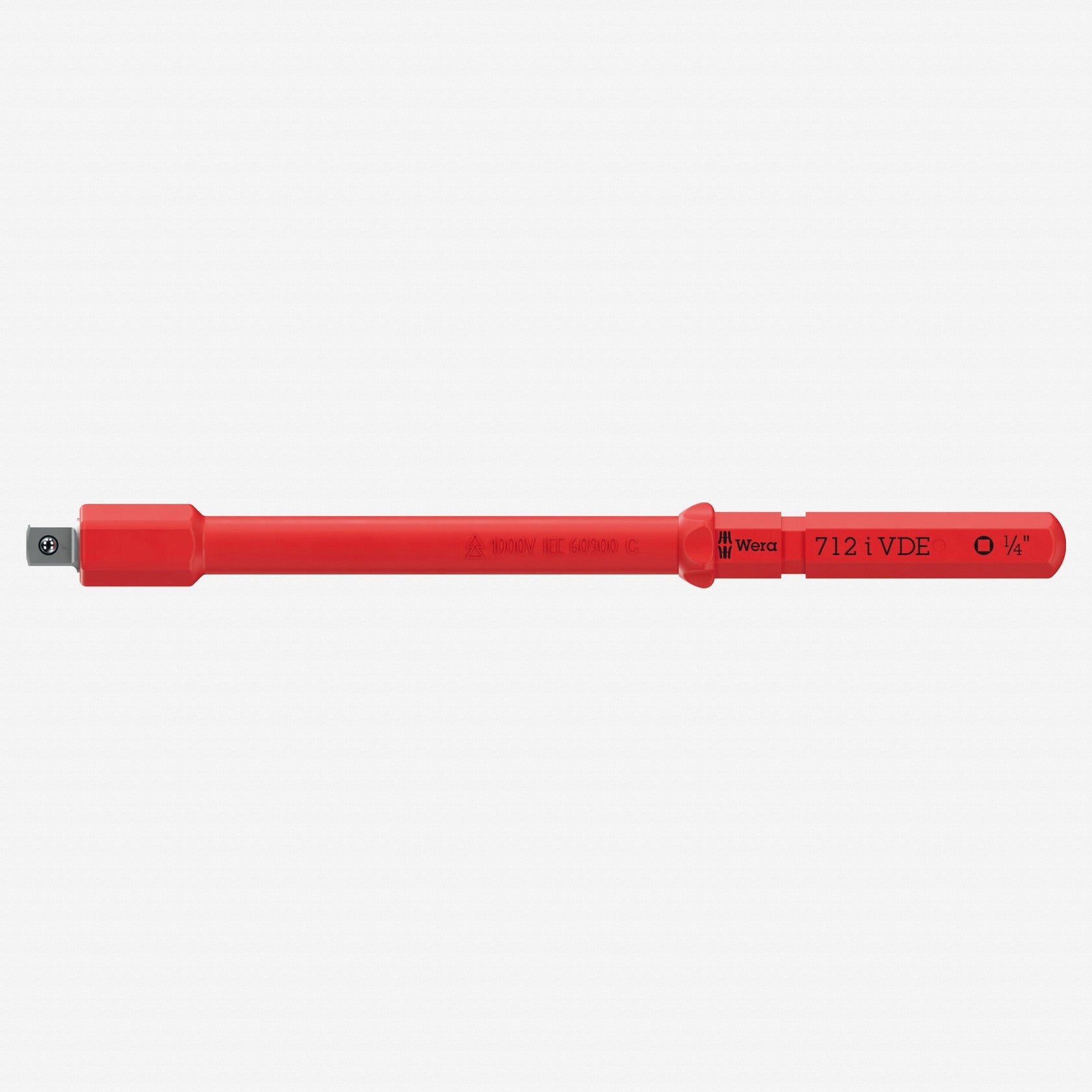 Wera 006642 Kraftform Kompakt A VDE Insulated 712 i Adapter Blade, 1/4" Square Drive - WR006642 - KC Tool