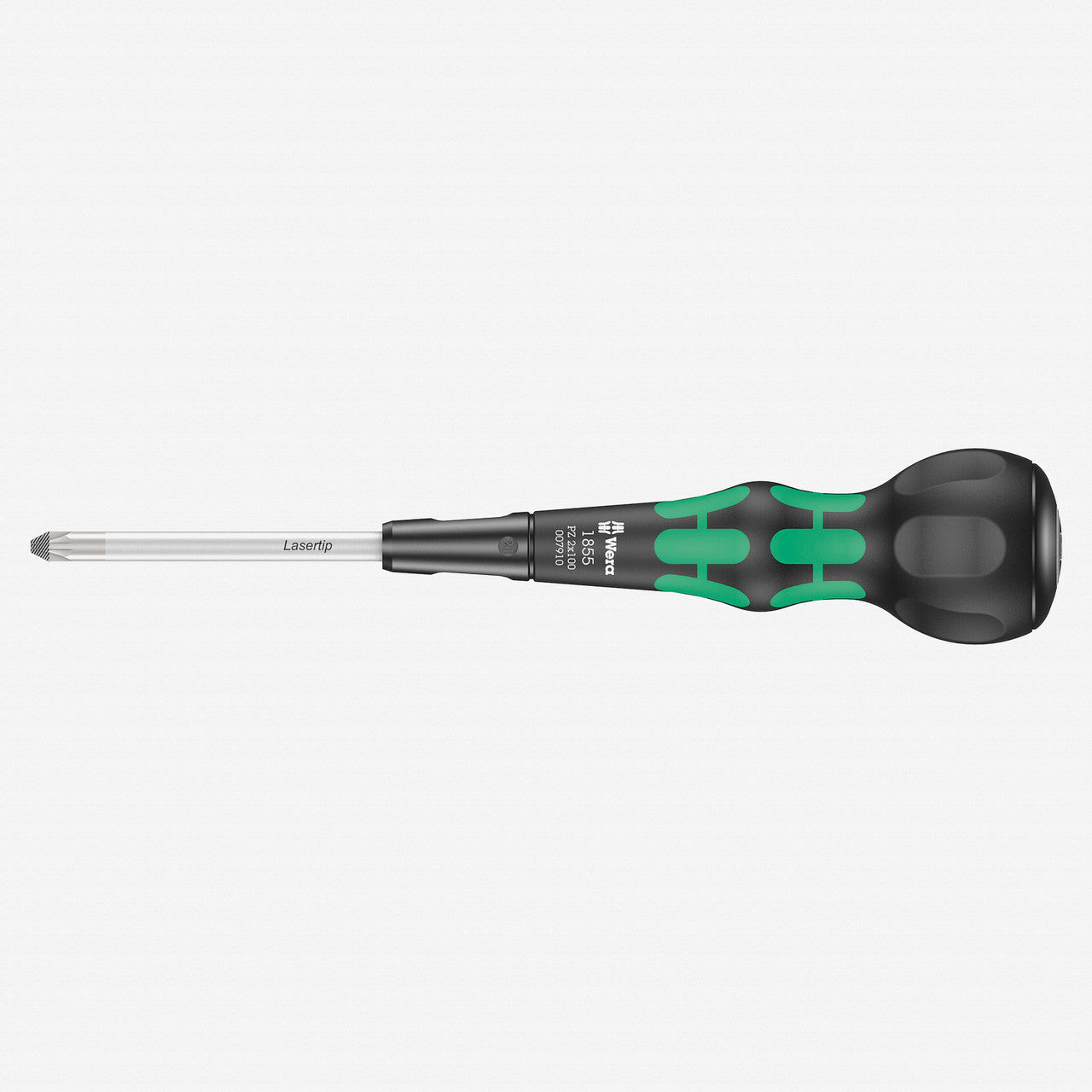 Wera 007910 Kraftform Ball - Grip Pozidriv Screwdriver, PZ2 x 100 mm - WR007910 - KC Tool