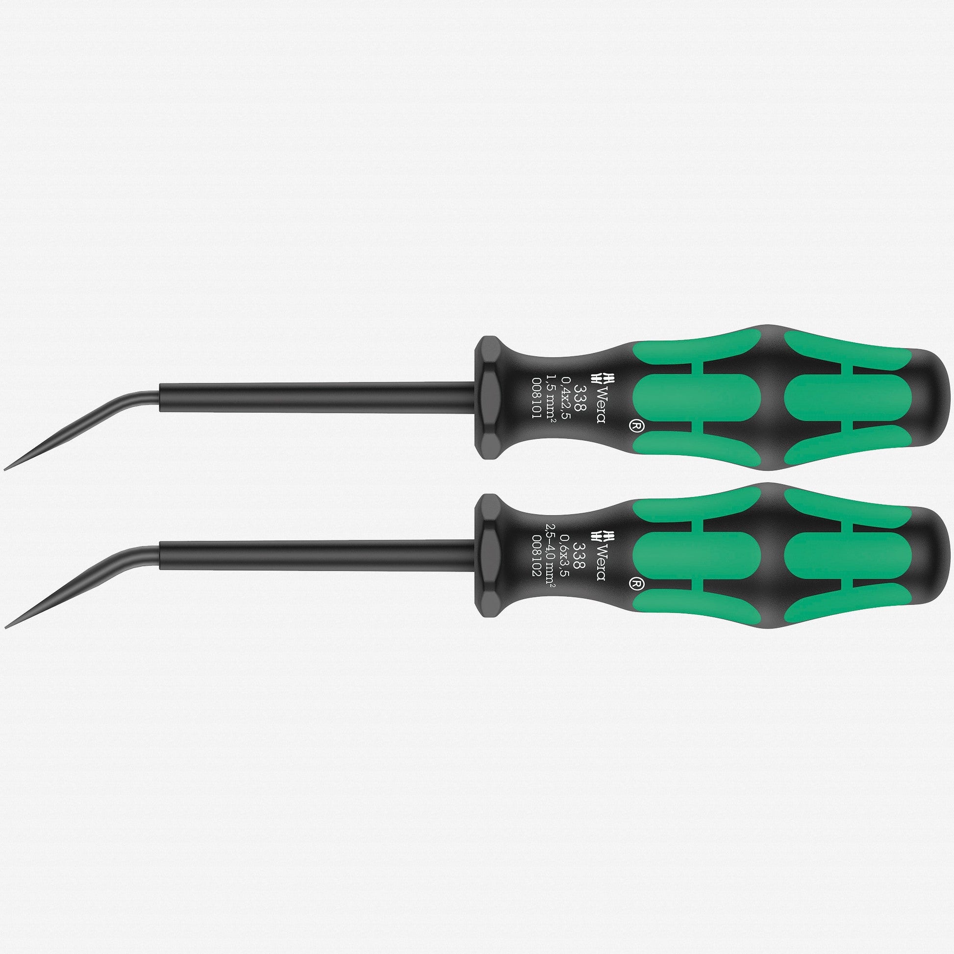 Wera 008100 Actuation Tools for Terminal Blocks (Spring Cages), 2 Pieces - WR008100 - KC Tool