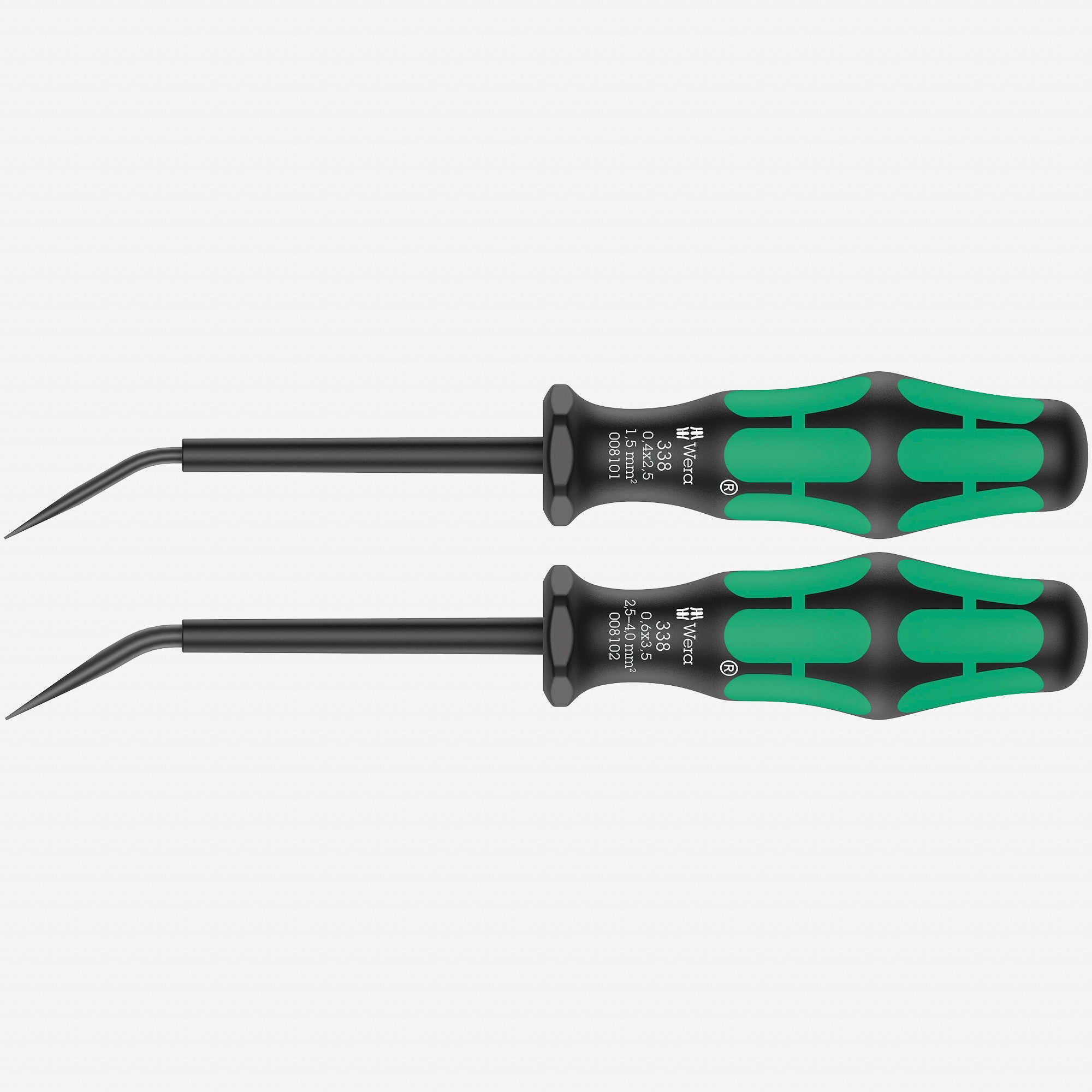 Wera 008100 Actuation Tools for Terminal Blocks (Spring Cages), 2 Pieces - WR008100 - KC Tool
