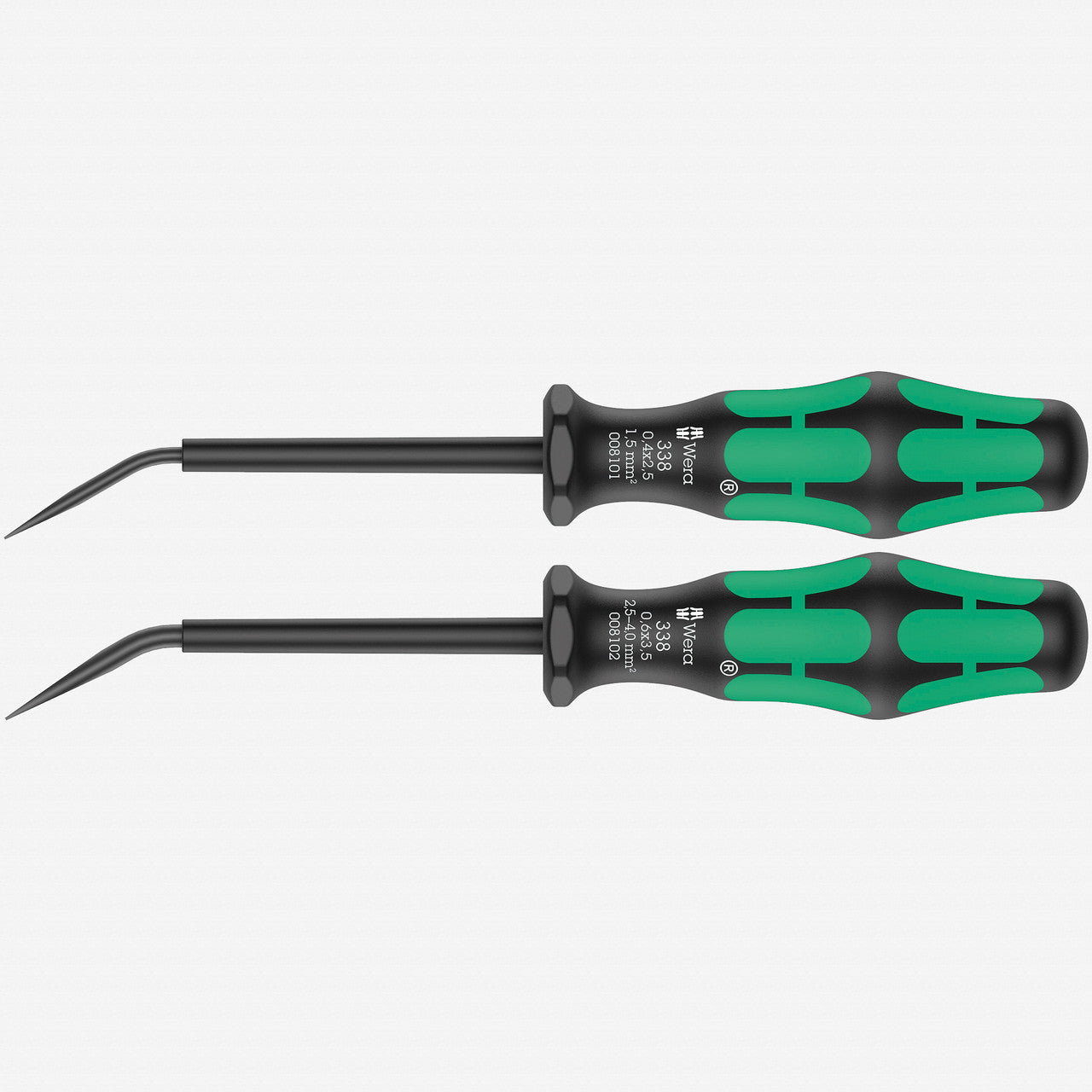 Wera 008100 Actuation Tools for Terminal Blocks (Spring Cages), 2 Pieces - WR008100 - KC Tool