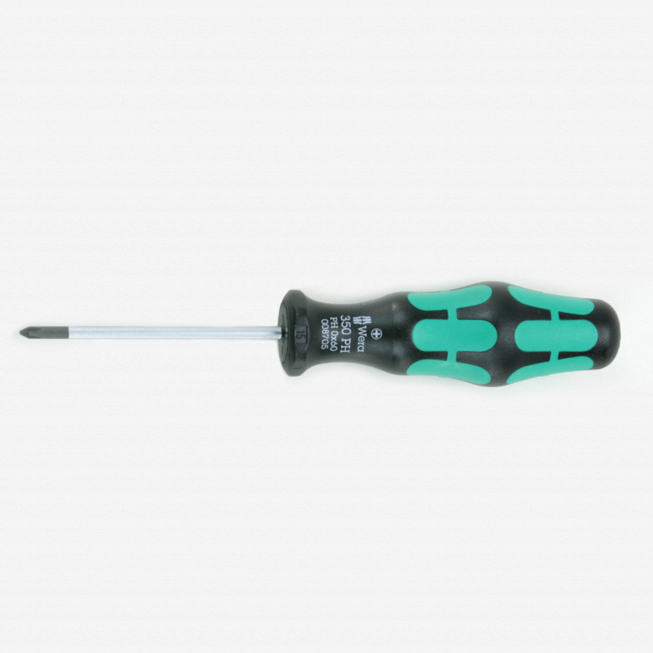 Wera 008705 PH 0 x 60mm Kraftform Plus Phillips Screwdriver - WR008705 - KC Tool