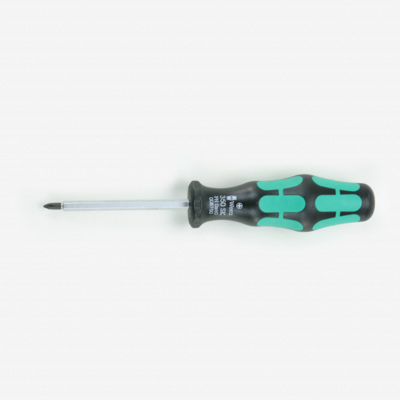 Wera 008750 PH 0 x 60mm Kraftform Plus Phillips Screwdriver - WR008750 - KC Tool