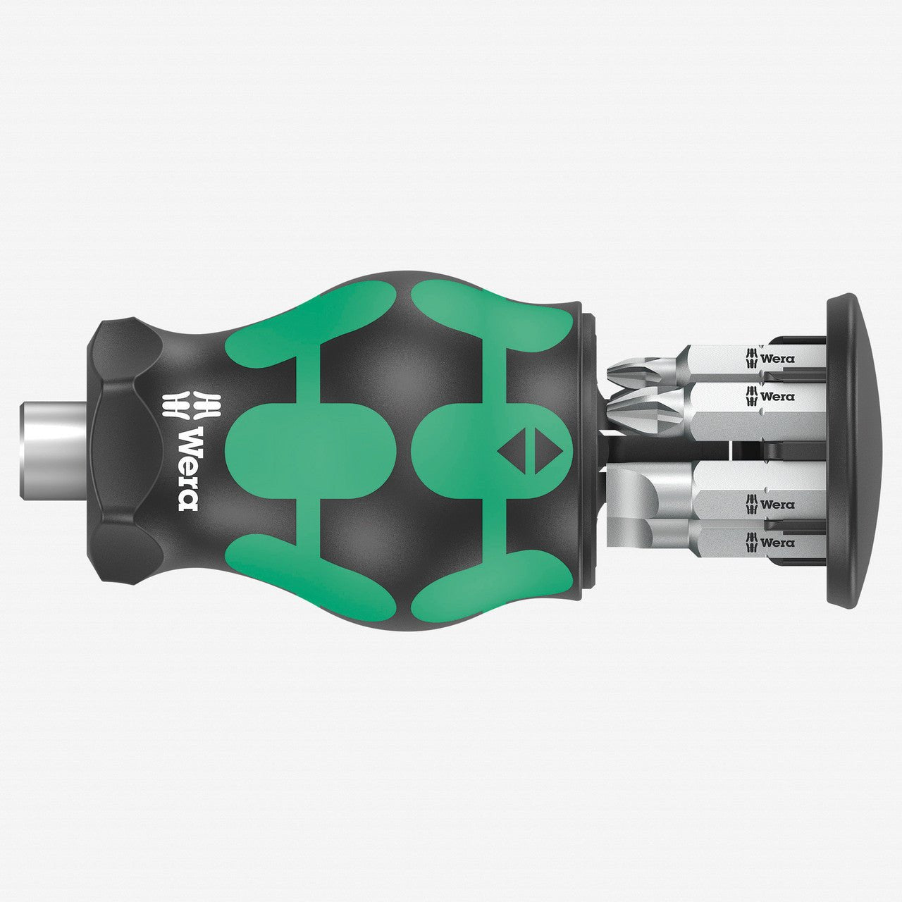 Wera 008877 Kraftform Kompakt Stubby 4 with Phillips/Slotted Bit Storage - WR008877 - KC Tool