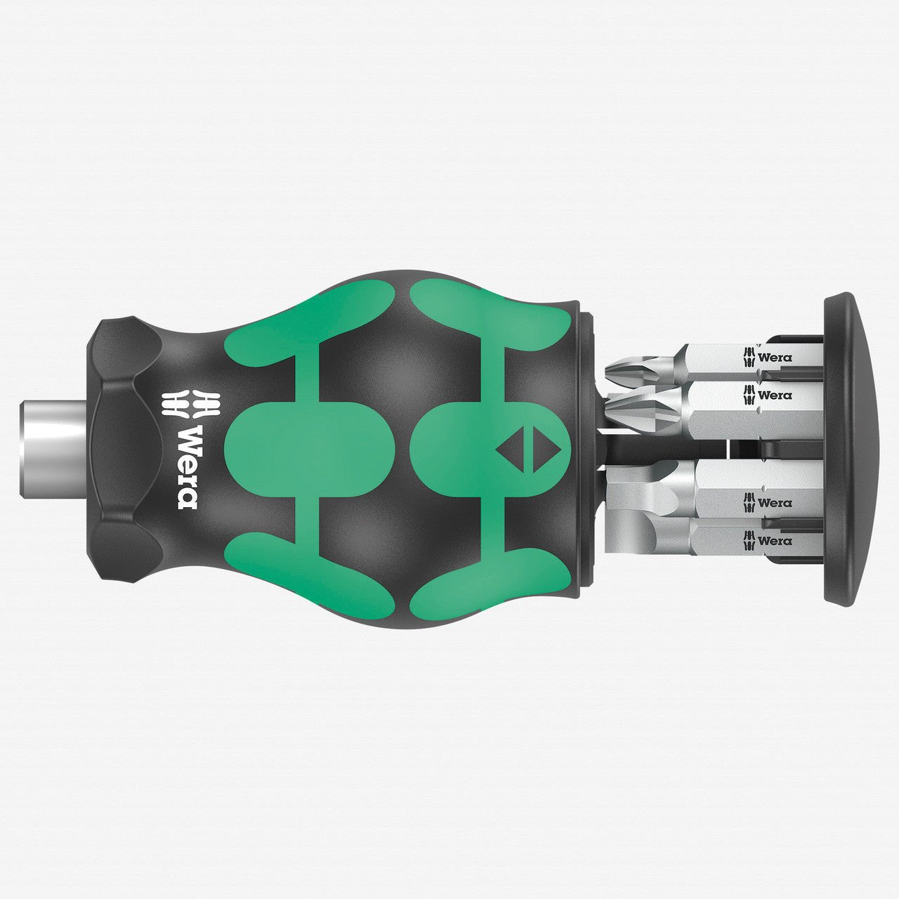 Wera 008878 Kraftform Kompakt Stubby 5 with PH/SQ/SL Bit Storage - WR008878 - KC Tool