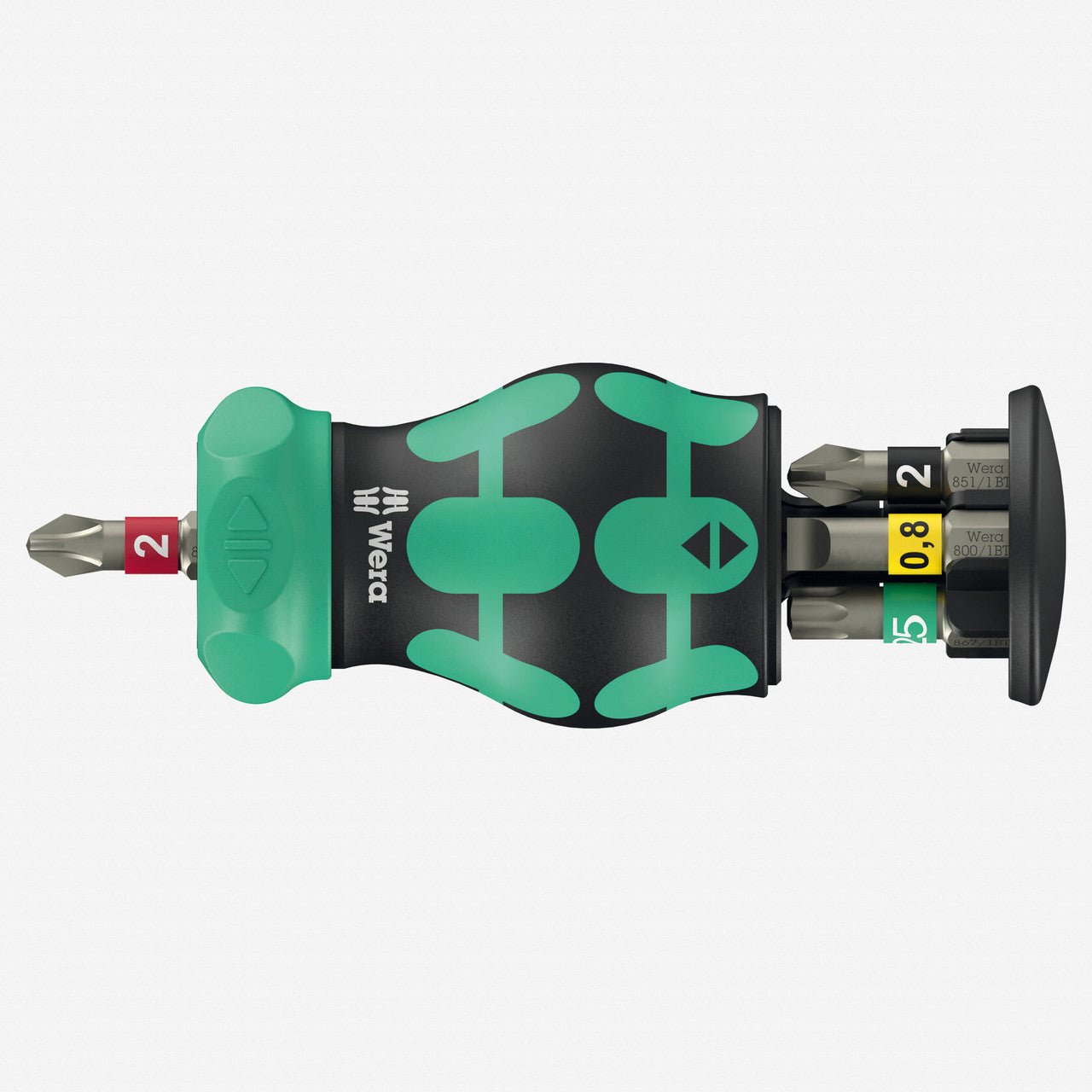 Wera 008892 Kraftform Kompakt Ratcheting Stubby Magazine RA 2, 7 Pieces - WR008892 - KC Tool