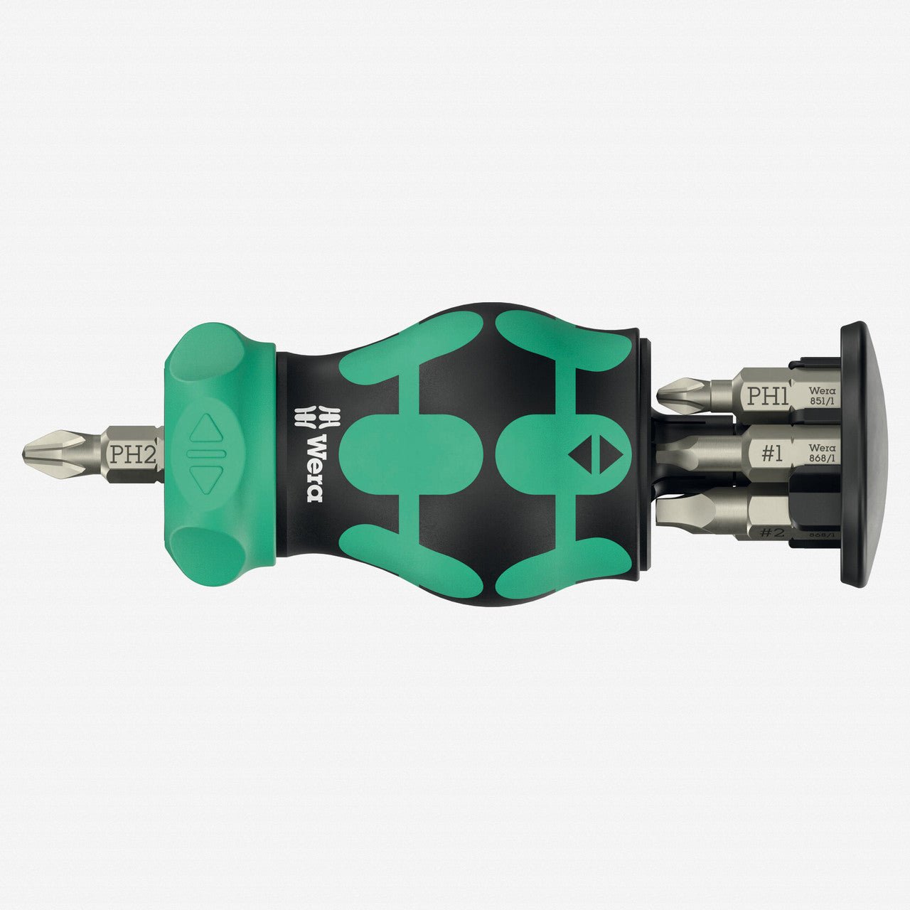 Wera 008893 Kraftform Kompakt Ratcheting Stubby Magazine RA 4, 7 Pieces - WR008893 - KC Tool