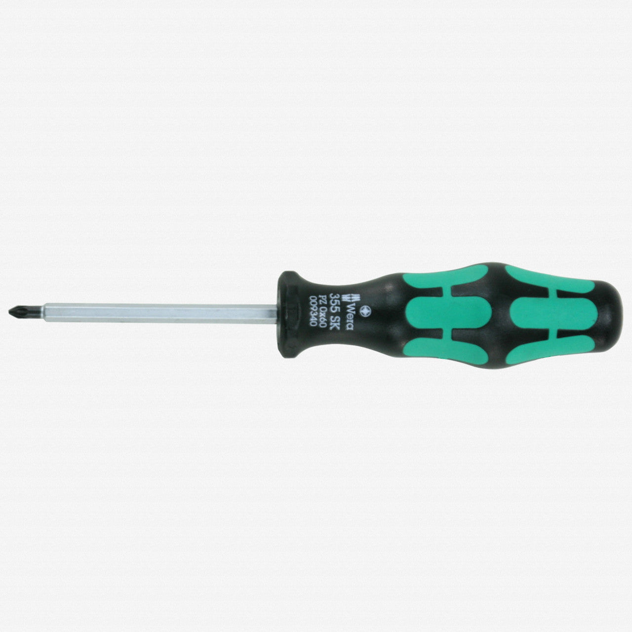 Wera 009340 PZ 0 x 60mm Kraftform Plus Pozidriv Screwdriver - WR009340 - KC Tool