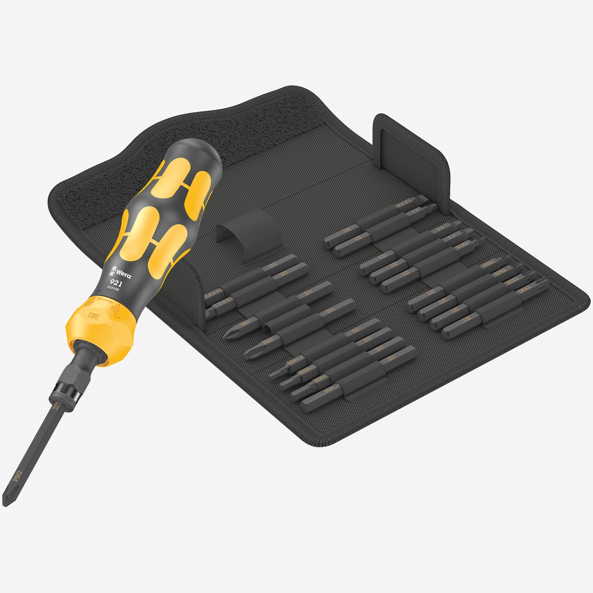 Wera 018111 Kraftform Kompakt 900 SAE Set 1, 19 Pieces - WR018111 - KC Tool