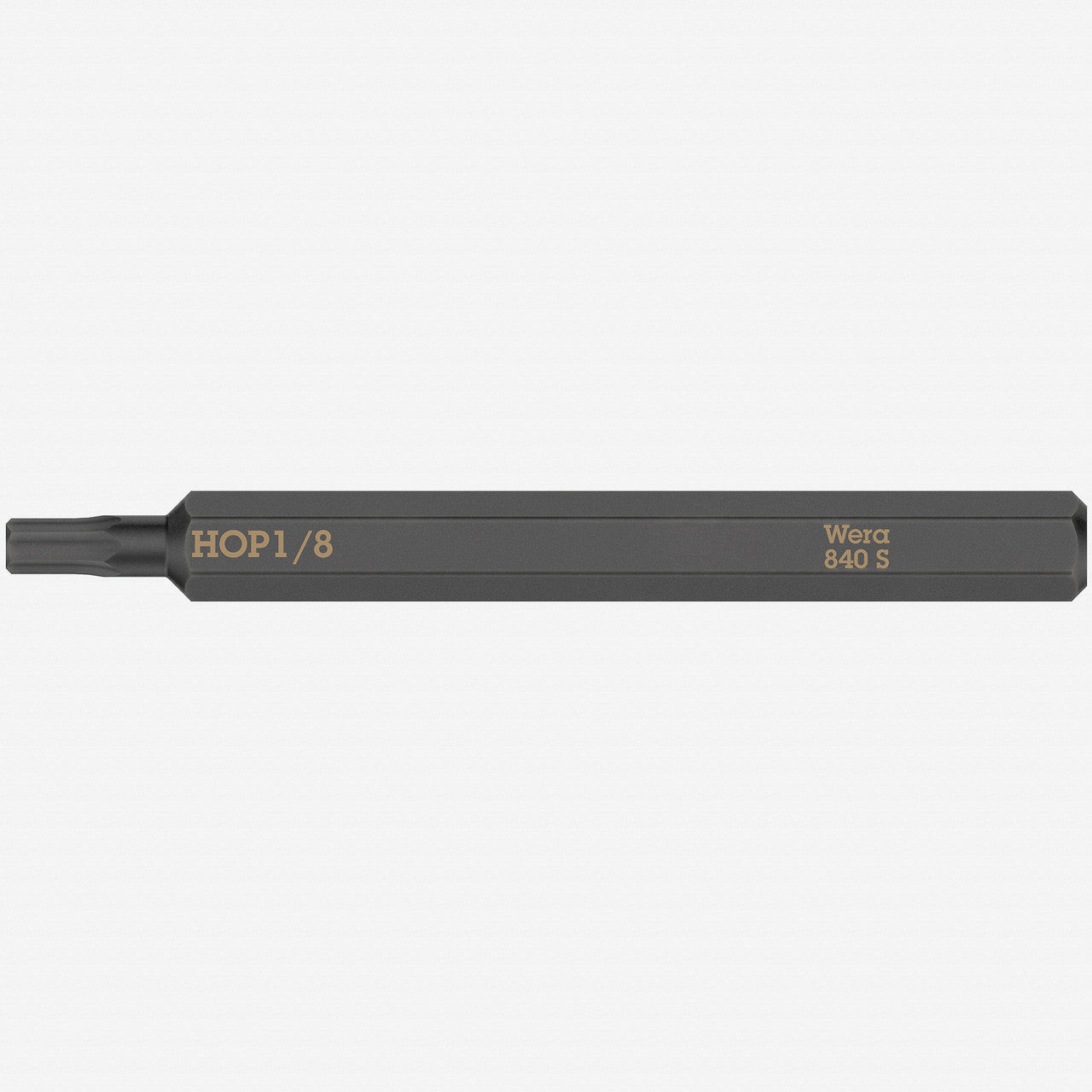 Wera 018154 Hex - Plus 840 S Bit for Impact Screwdriver, 1/8" x 70mm - WR018154 - KC Tool